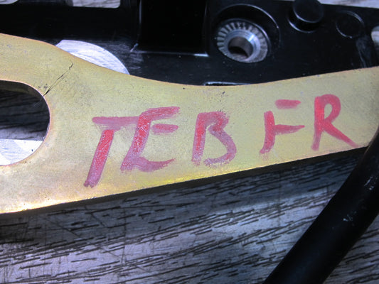 01-06 BMW E46 Convertible Right Soft TOP Roof Lock Latch w Hose Pipe OEM