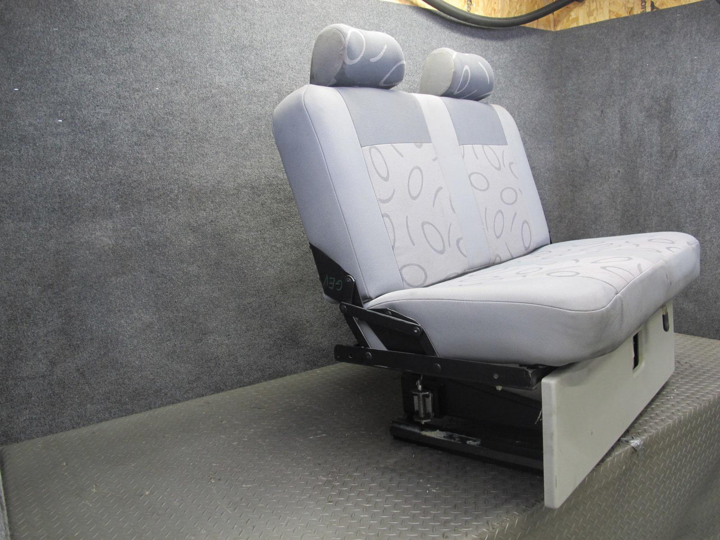 01-03 VW Eurovan T4 Camper Rear Seat Bench w Storage Assembly OEM