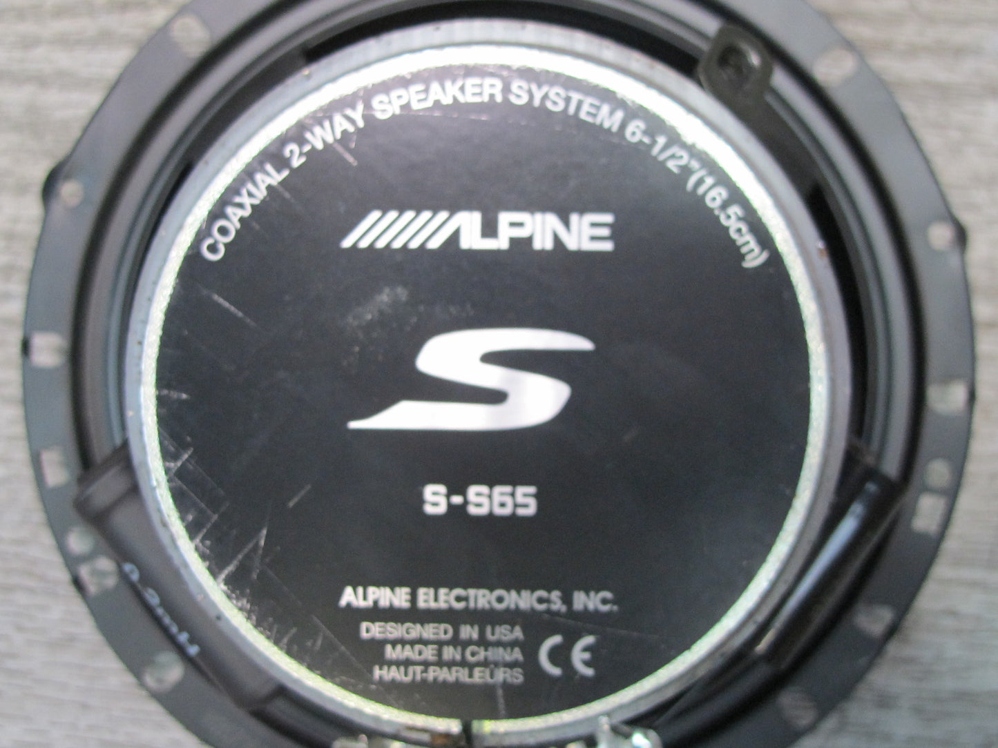 Set of 2 Alpine S-S65 6.5" Midbass Speaker Woofer 2-WAY Component