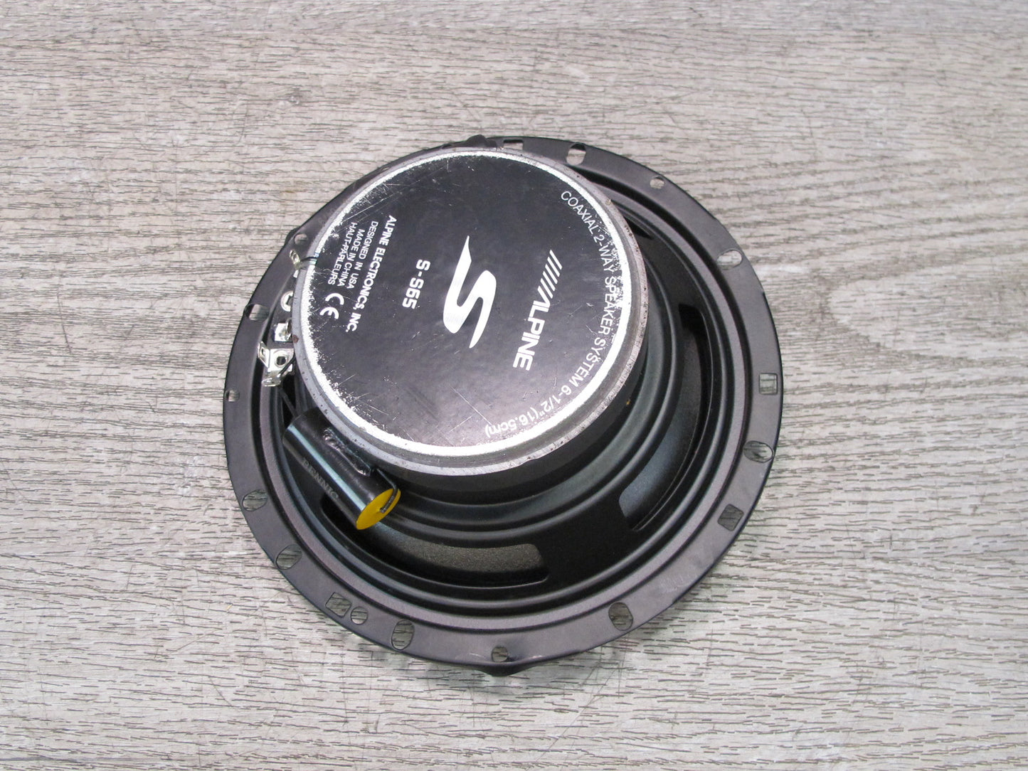Set of 2 Alpine S-S65 6.5" Midbass Speaker Woofer 2-WAY Component