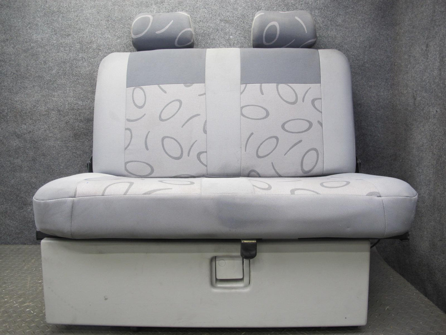 01-03 VW Eurovan T4 Camper Rear Seat Bench w Storage Assembly OEM