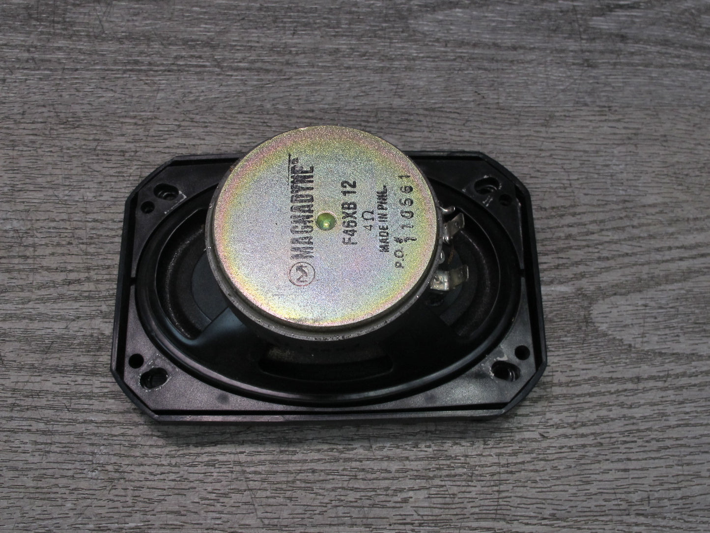 Set of 2 Magnadyne F46XB 12 6" x 4" 2-WAY Speaker w Trim