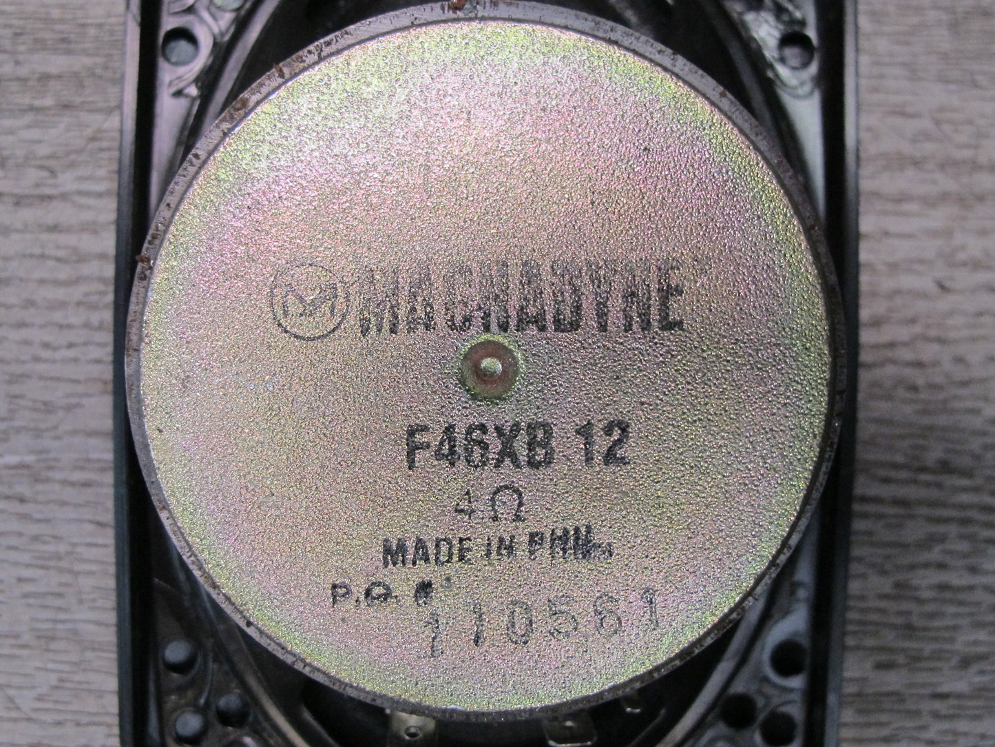 Set of 2 Magnadyne F46XB 12 6" x 4" 2-WAY Speaker w Trim