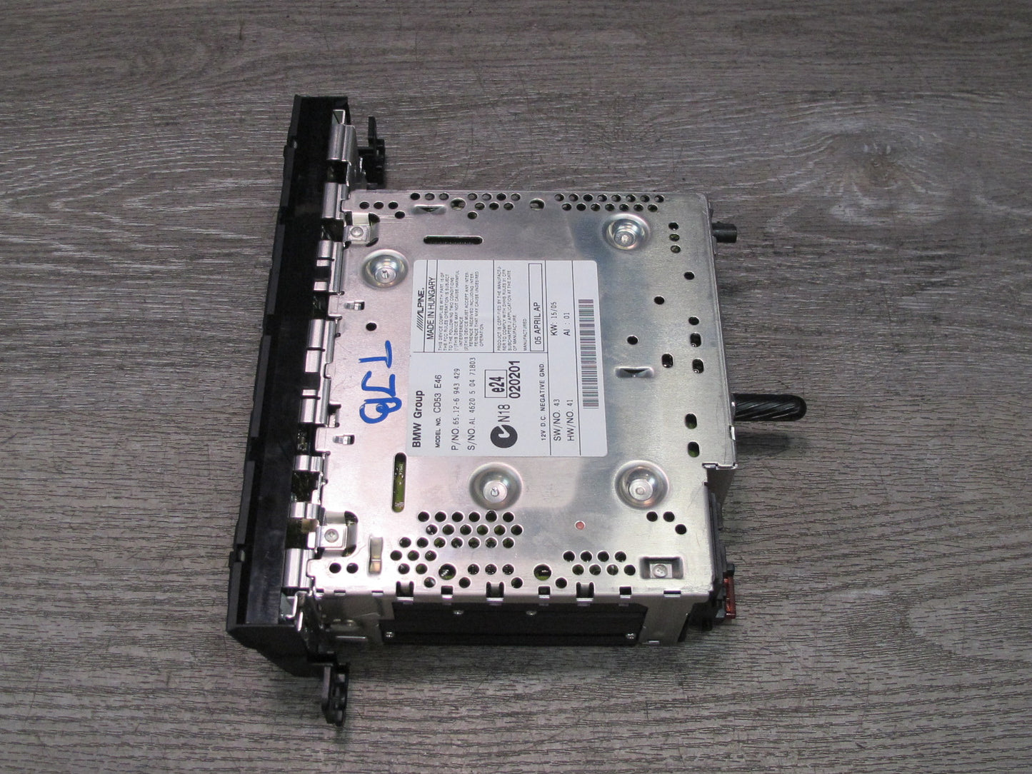 04-06 BMW E46 325Ci 330Ci Radio Business CD Player Receiver 6943429 OEM
