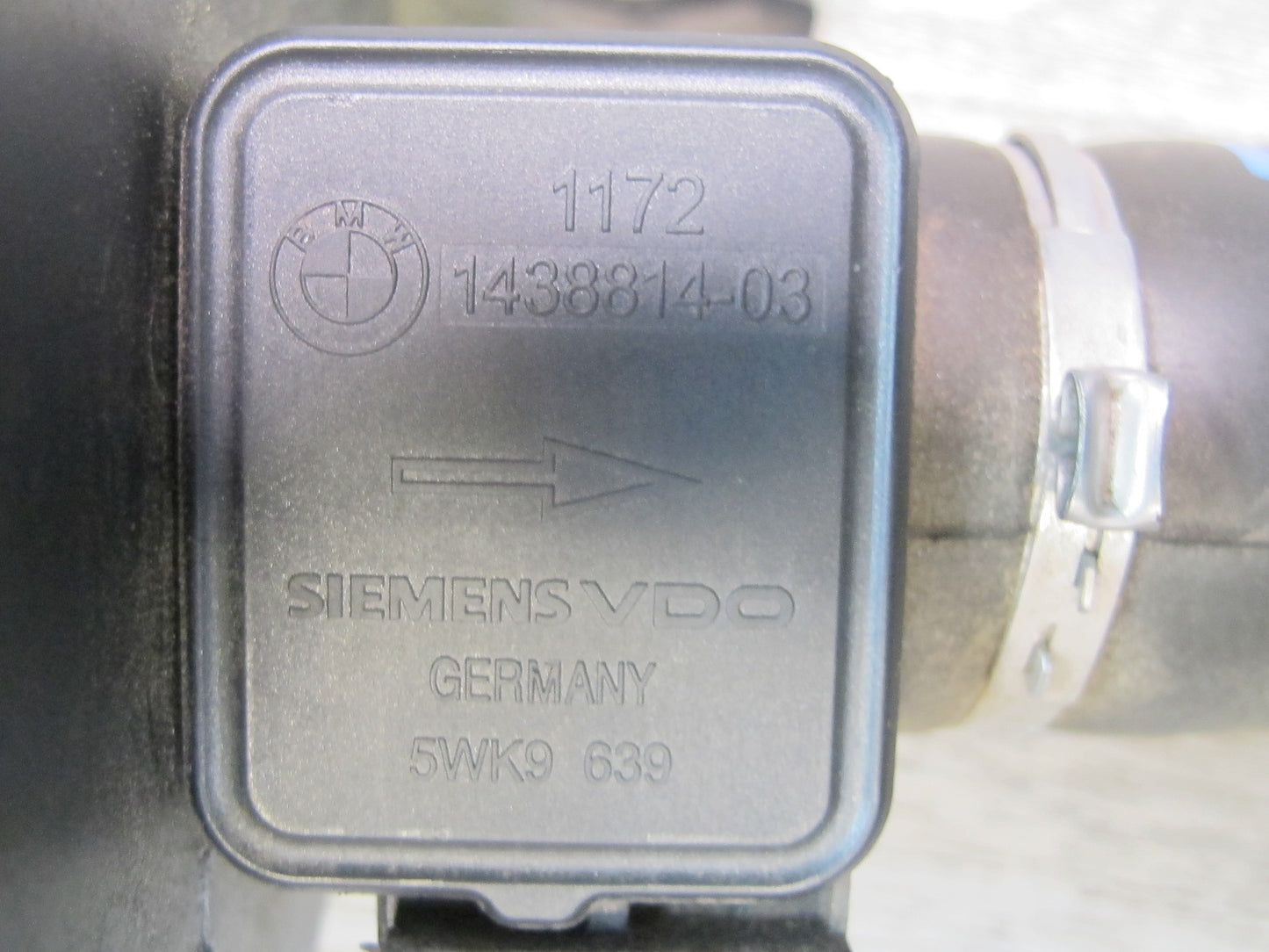 04-06 BMW E46 325Ci 330Ci Secondary Air Injection Smog Pump Filter Sensor OEM