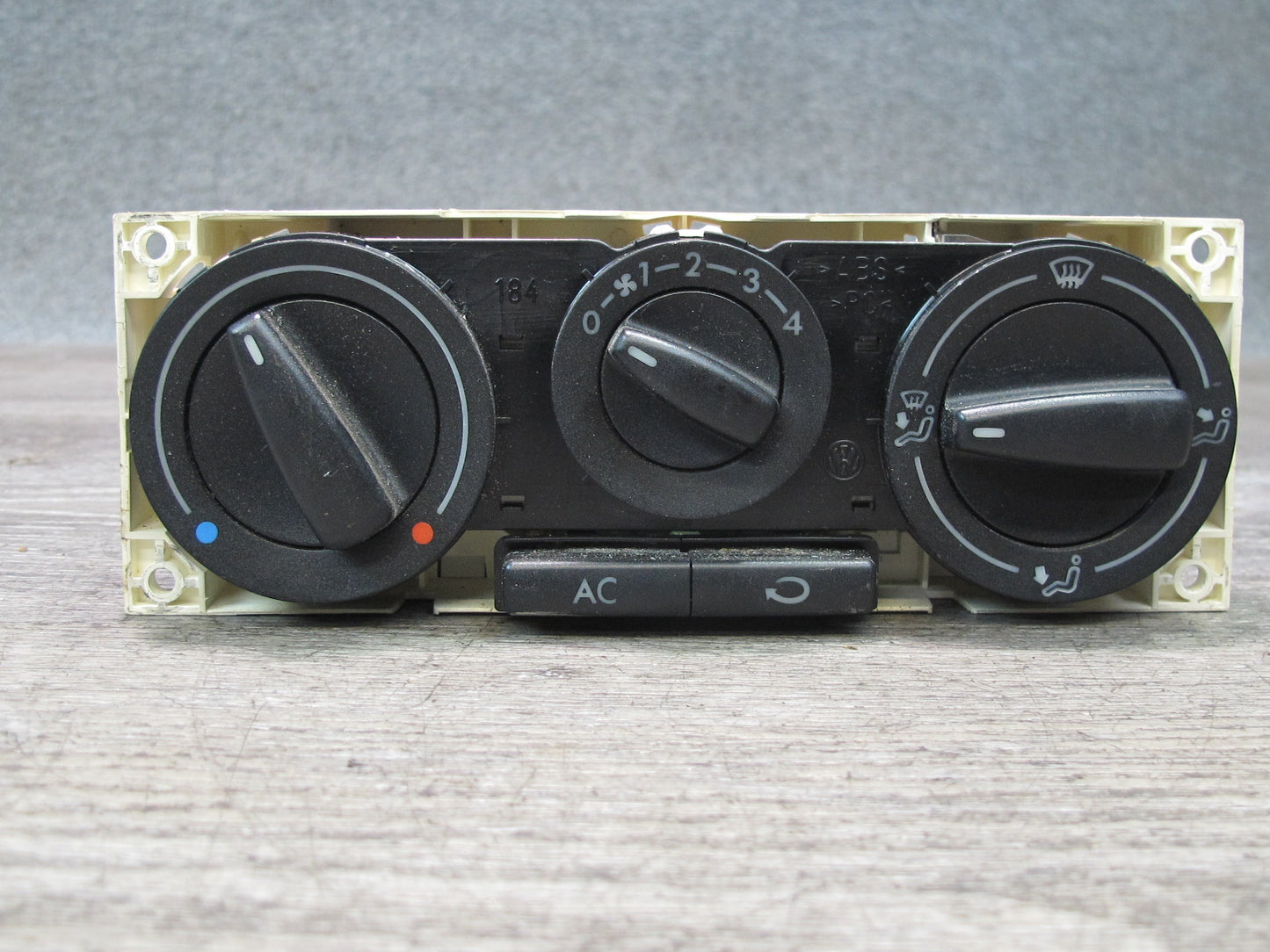 2001 VW Eurovan T4 Camper Manual A/C Heater Climate Control Switch Panel OEM