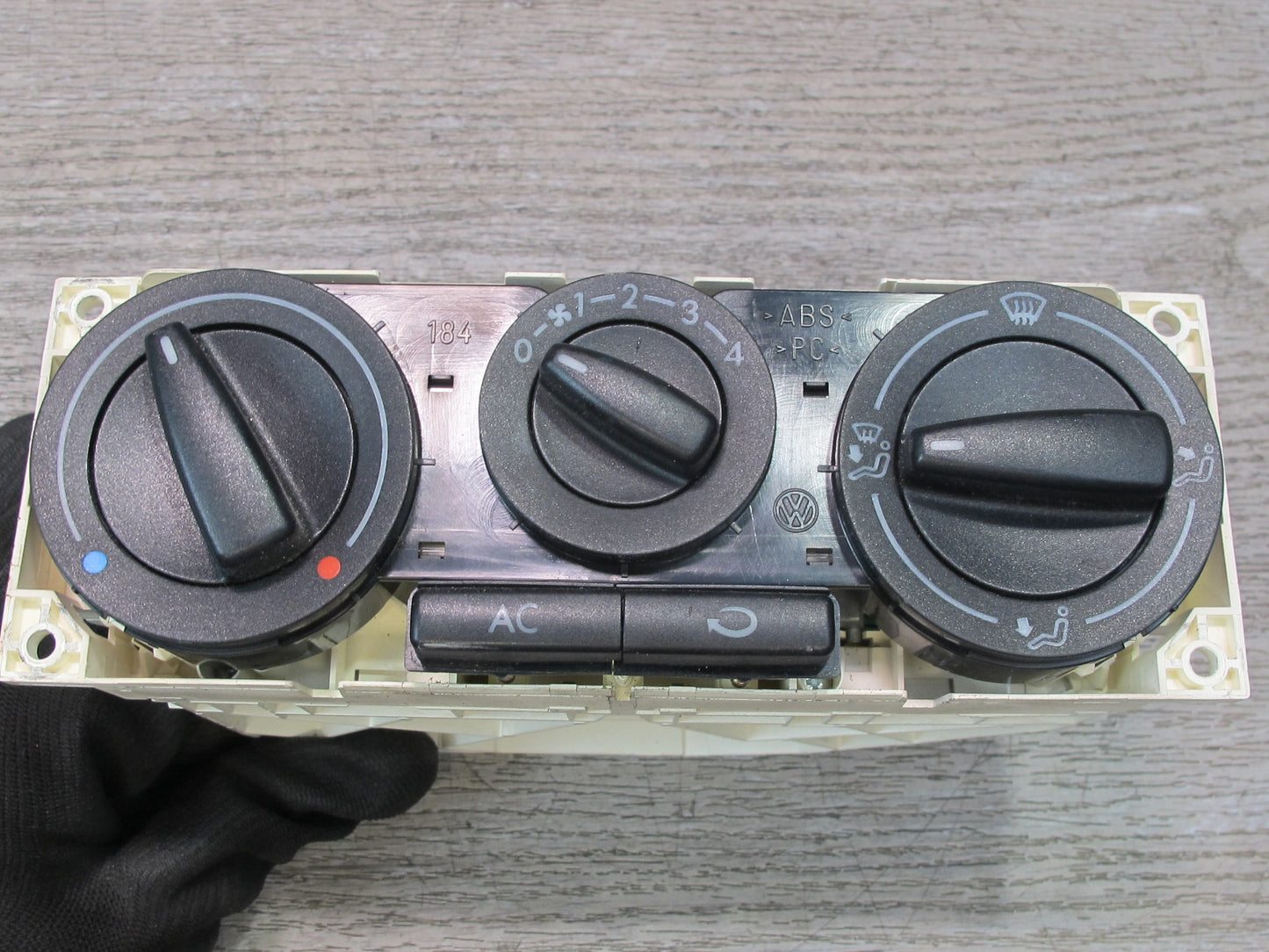 2001 VW Eurovan T4 Camper Manual A/C Heater Climate Control Switch Panel OEM