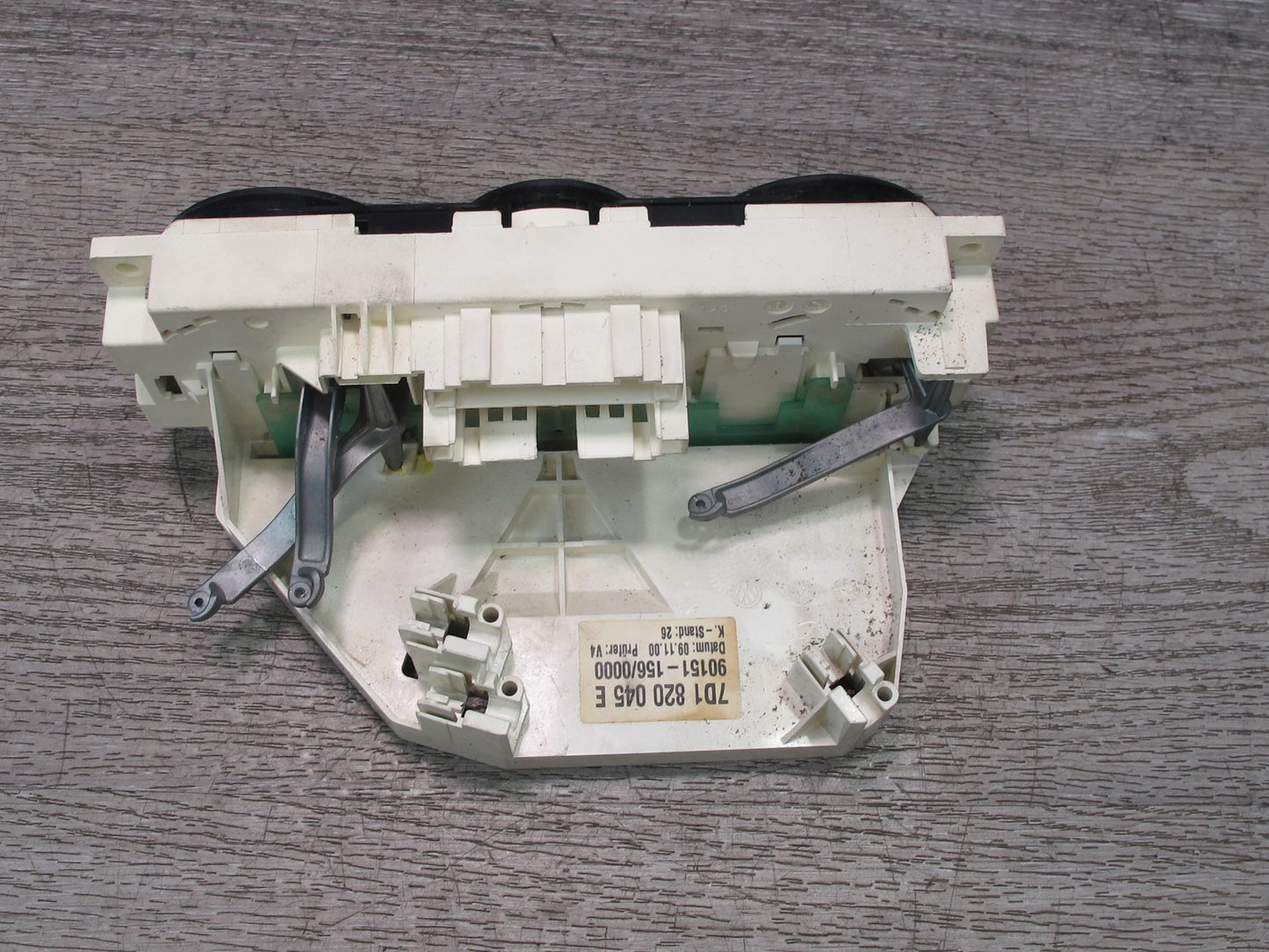 2001 VW Eurovan T4 Camper Manual A/C Heater Climate Control Switch Panel OEM