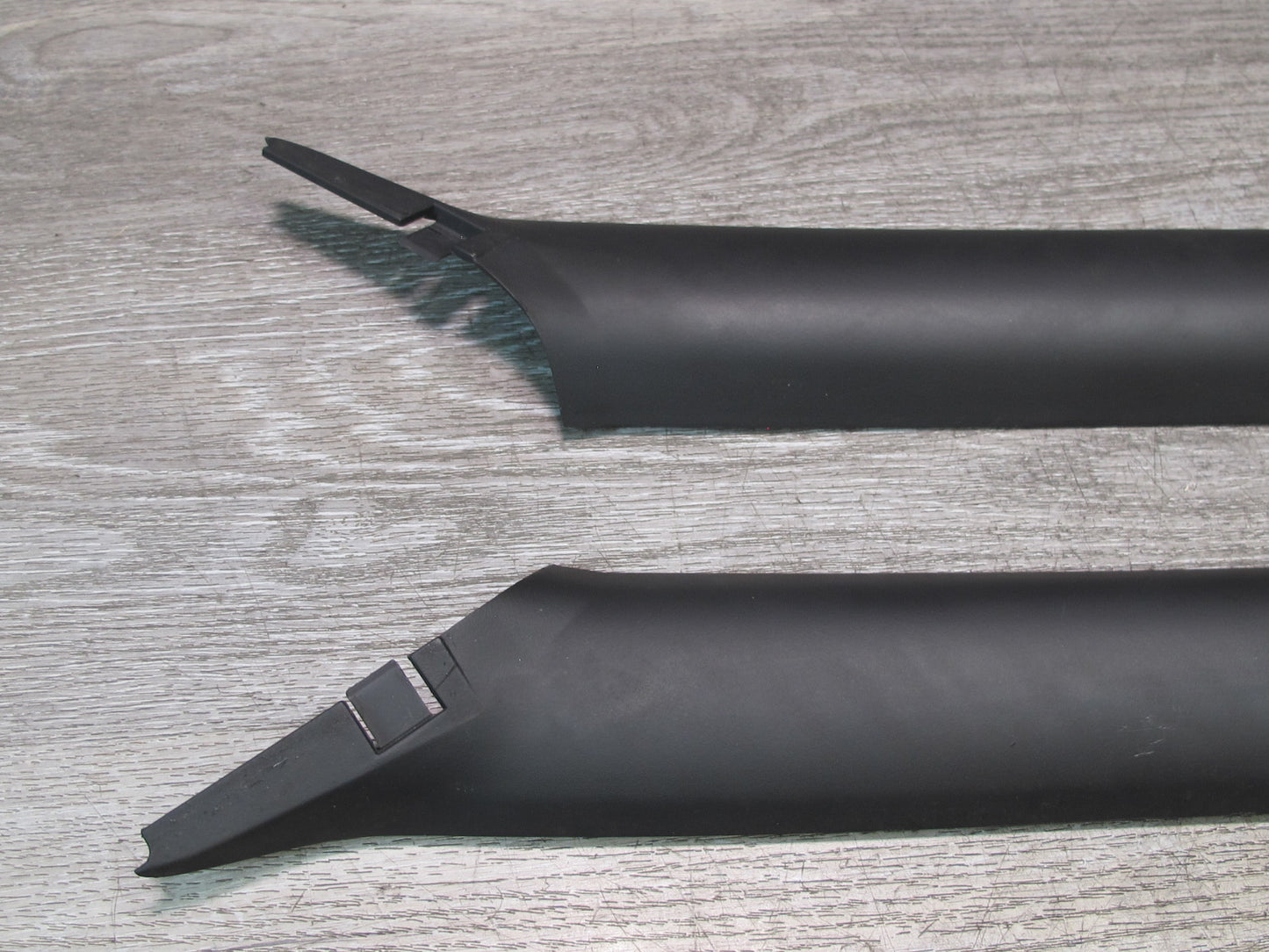 96-02 BMW E36/7 Z3 Roadster Set of 2 Front A Pillar Trim Cover Panel Black OEM