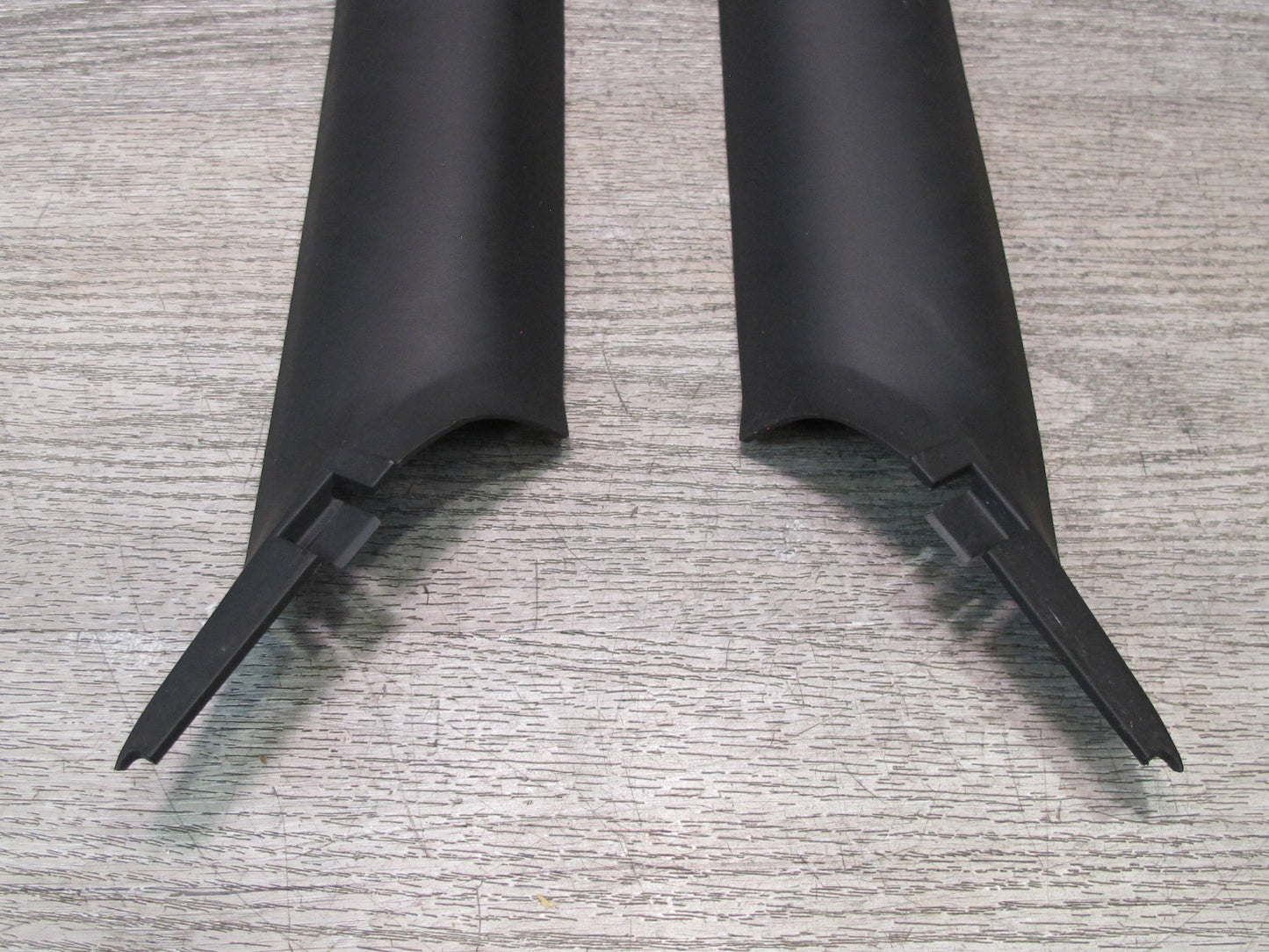 96-02 BMW E36/7 Z3 Roadster Set of 2 Front A Pillar Trim Cover Panel Black OEM