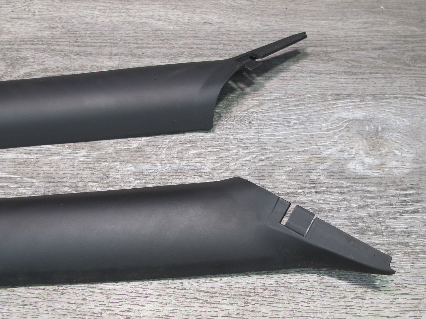 96-02 BMW E36/7 Z3 Roadster Set of 2 Front A Pillar Trim Cover Panel Black OEM
