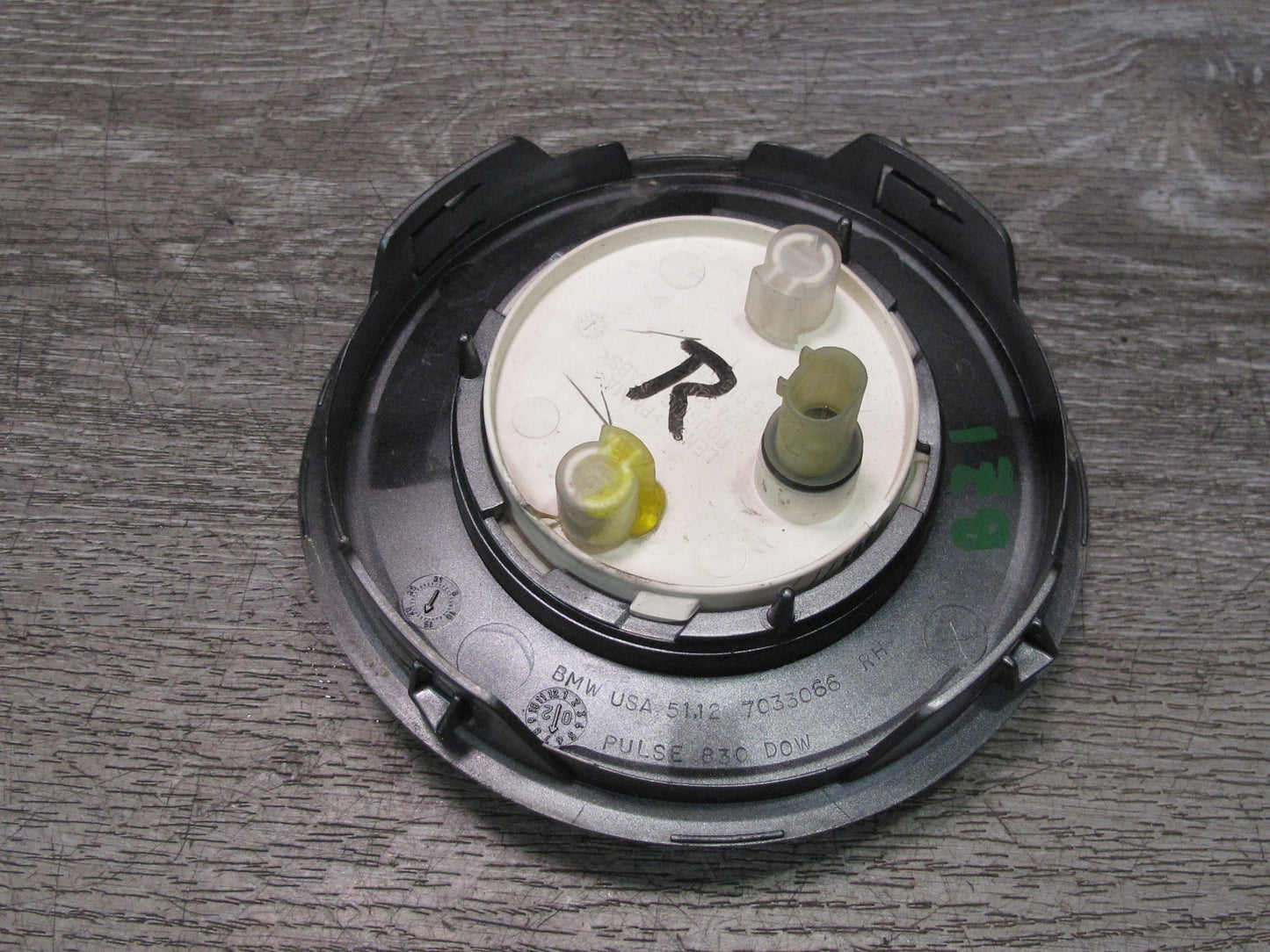 03-08 BMW E85 Z4 Front Left & Right Fender Marker Light w Trim Cover Set OEM