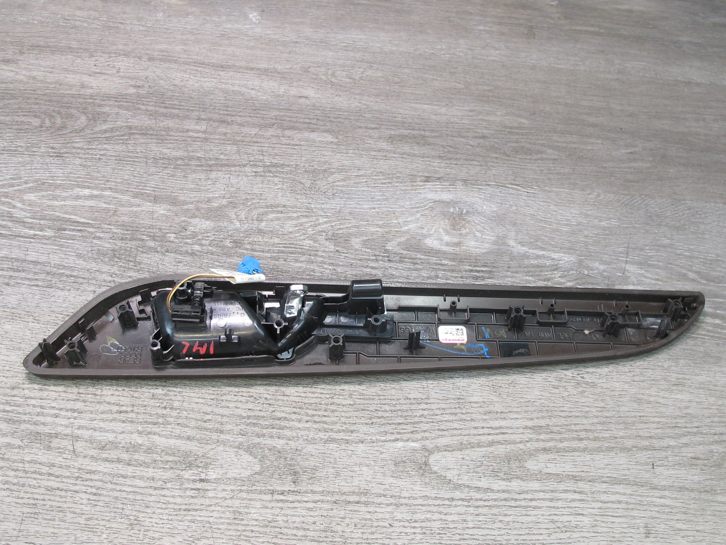 12-15 Mercedes W166 Ml-class 7pcs Dash Door Trim Set Eucalyptus Wood OEM