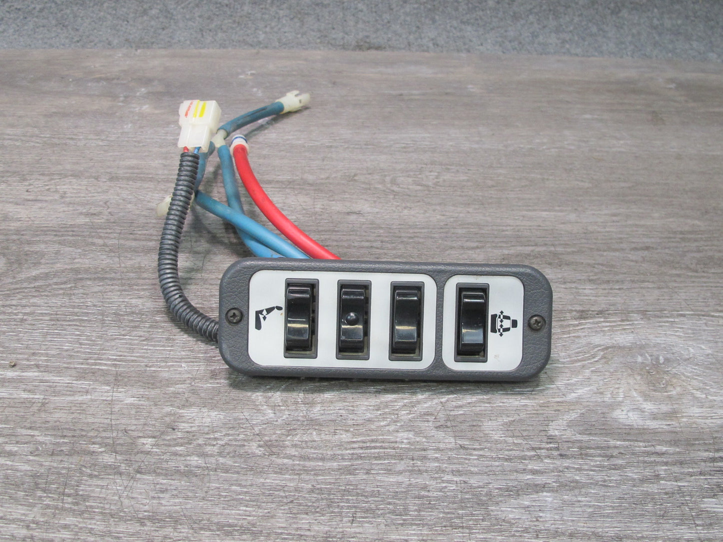 86-89 Nissan Z31 300ZX 2+0 Front Left Seat Bolster Adjust Control Switch OEM