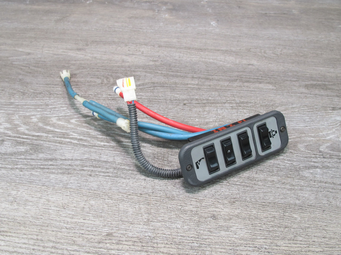 86-89 Nissan Z31 300ZX 2+0 Front Left Seat Bolster Adjust Control Switch OEM