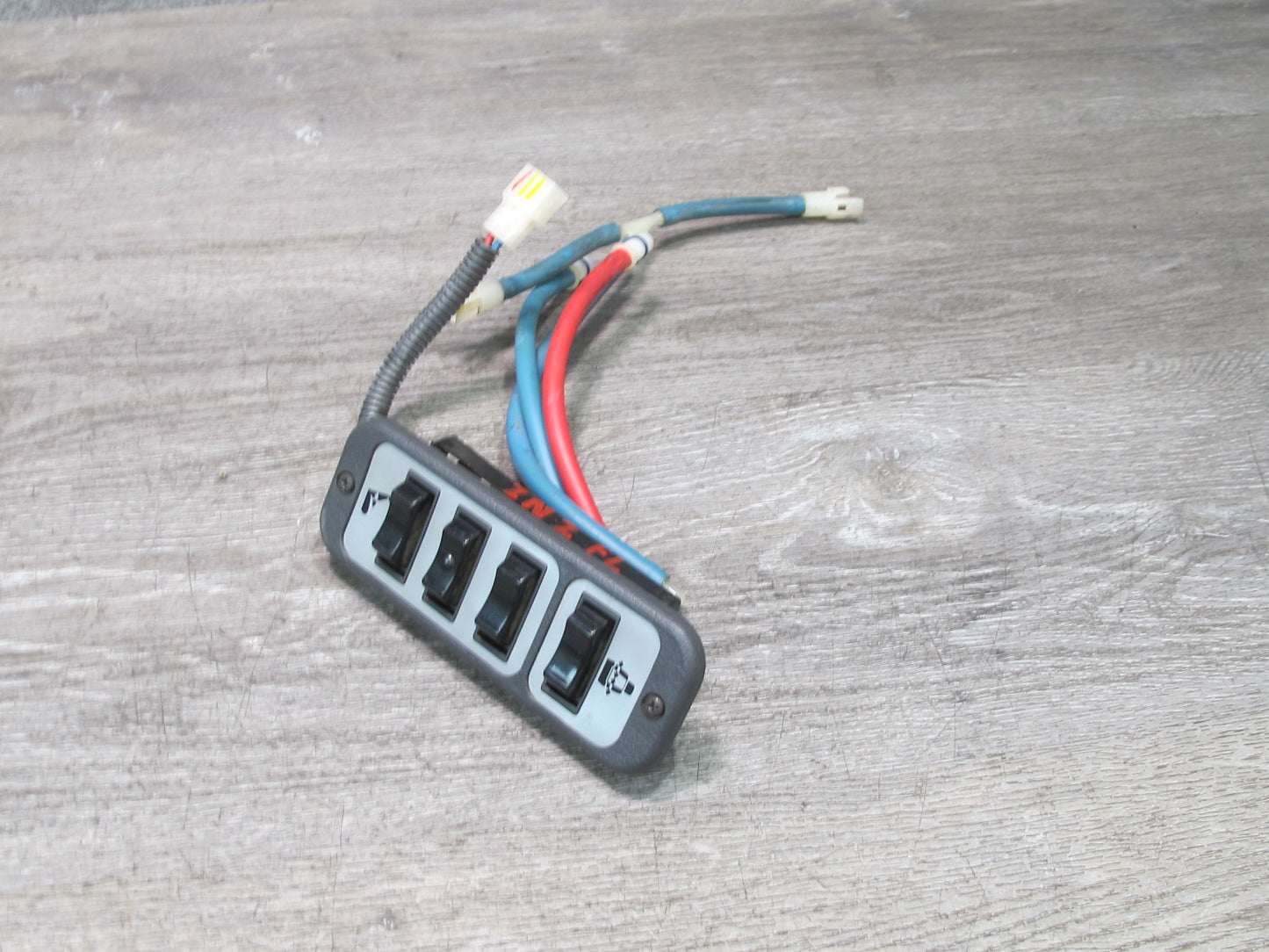 86-89 Nissan Z31 300ZX 2+0 Front Left Seat Bolster Adjust Control Switch OEM