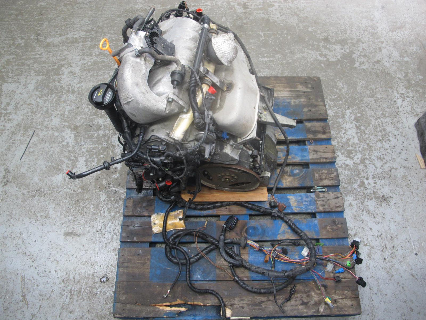 01-03 VW Eurovan T4 2.8L AXK VR6 FWD A/T Complete Engine Motor 77k Miles
