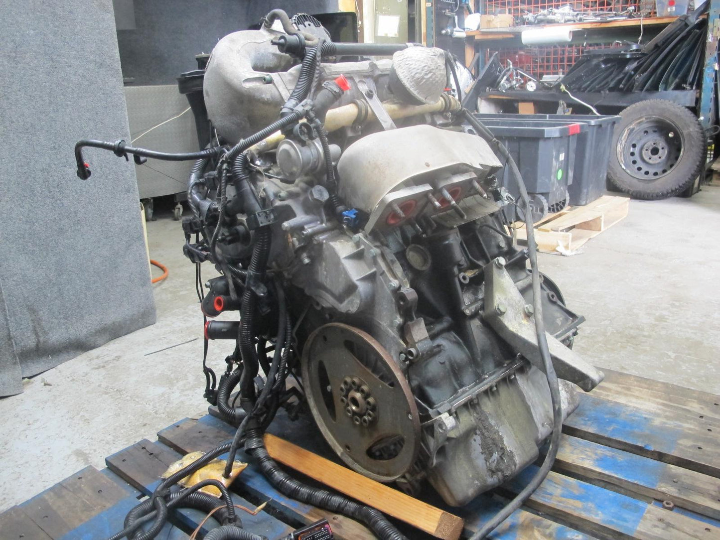 01-03 VW Eurovan T4 2.8L AXK VR6 FWD A/T Complete Engine Motor 77k Miles