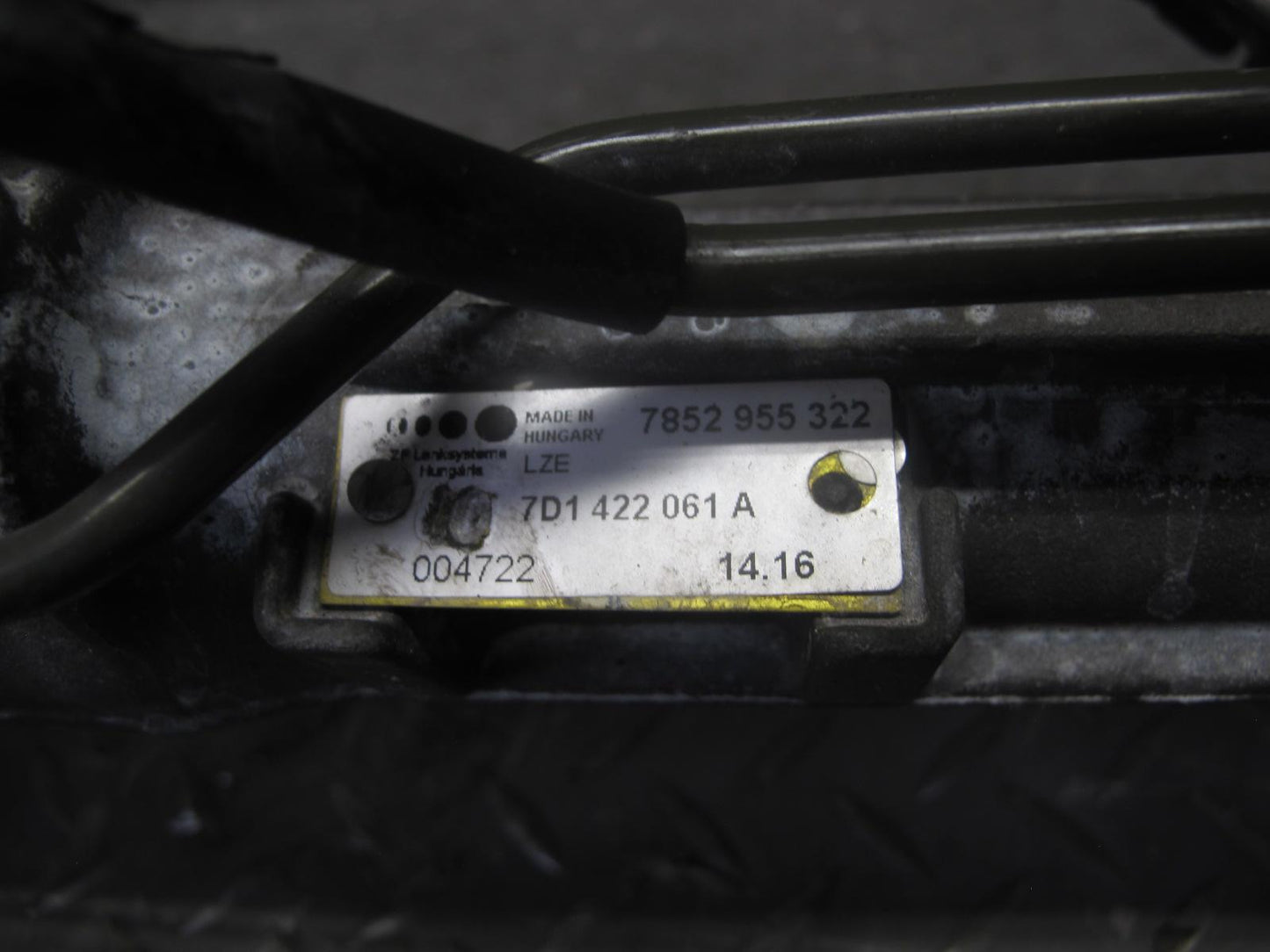 01-03 VW Eurovan T4 Power Steering Rack & Pinion 77k Miles 7D1422061A OEM
