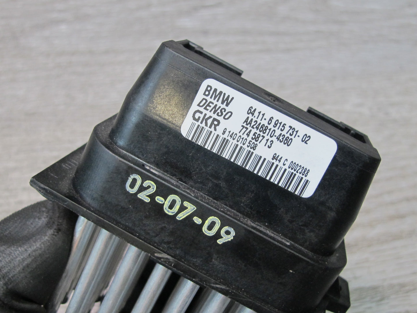 03-08 BMW E86 E85 Z4 A/C Heater Blower Motor Fan & Resistor OEM