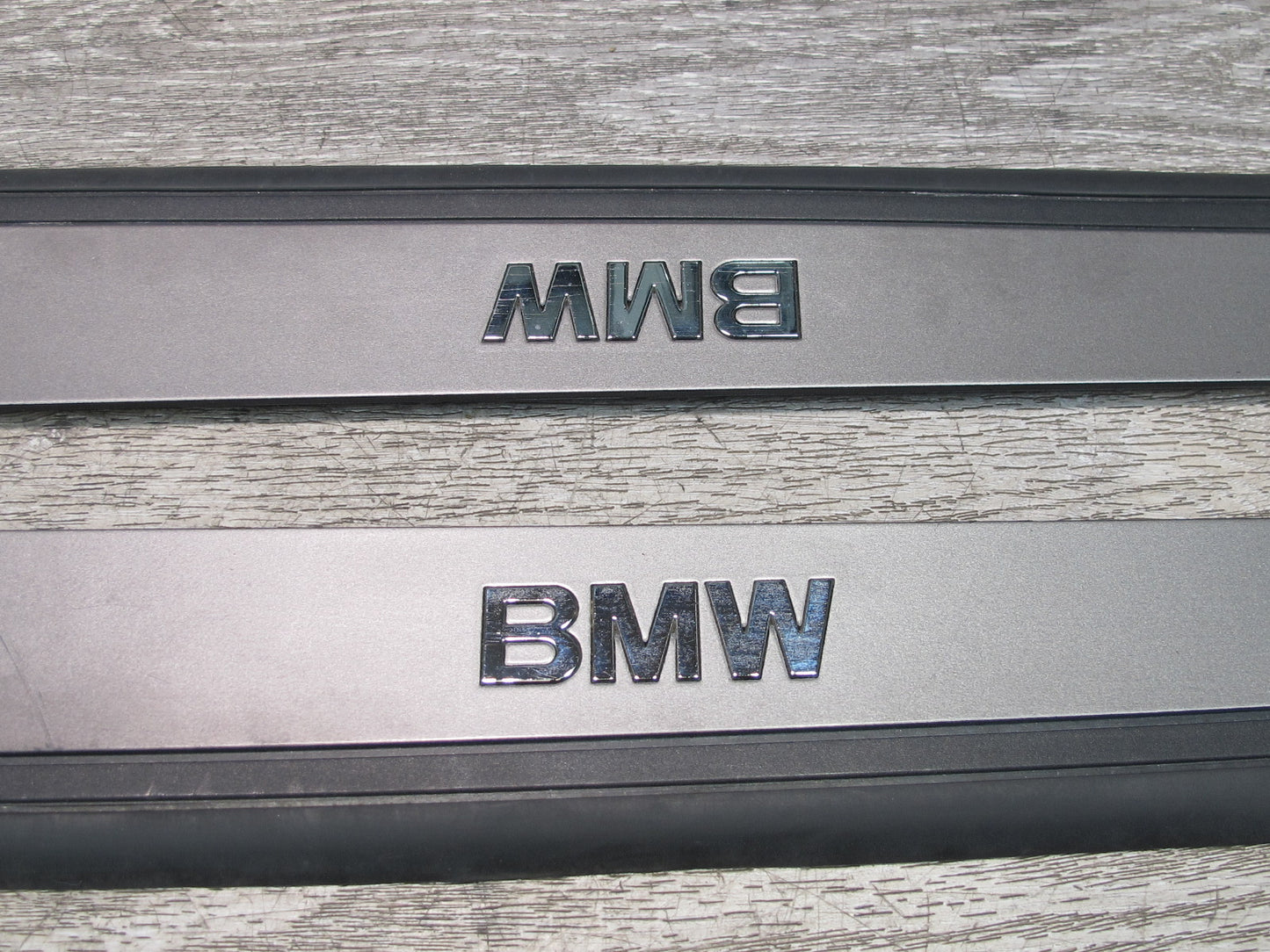 03-16 BMW E89 E86 E85 Z4 Set of 2 Left & Right Door Sill Scuff Plate Trim OEM