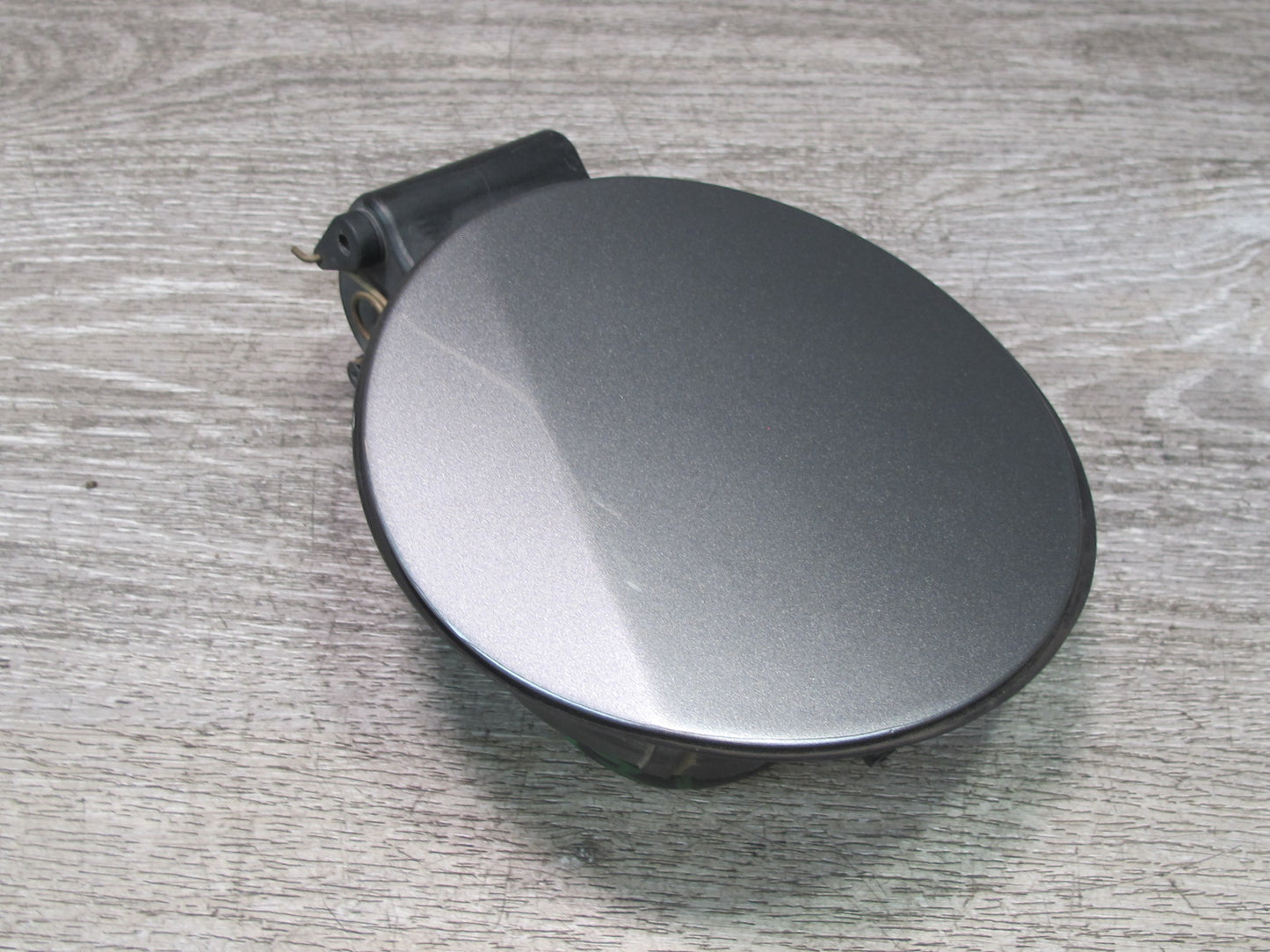 03-08 BMW E85 Z4 Fuel Door Lid Cover w Housing Sterling Gray OEM