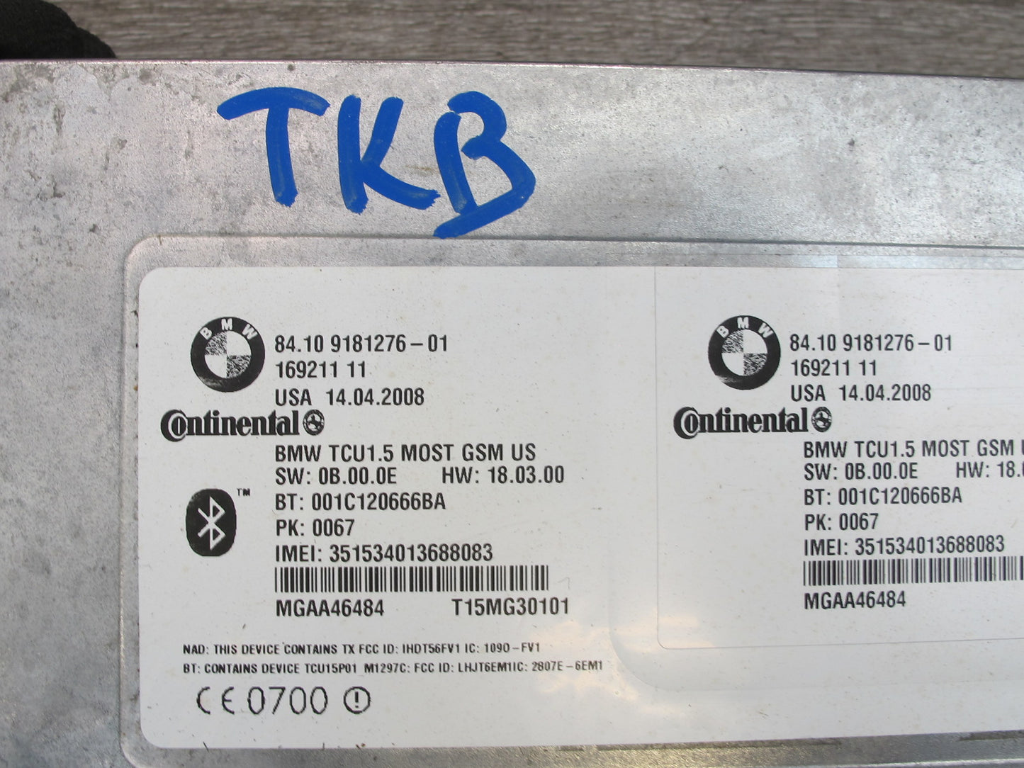 2008-2013 BMW E90 E92 M3 328i 335i Telematics Bluetooth Communication Module