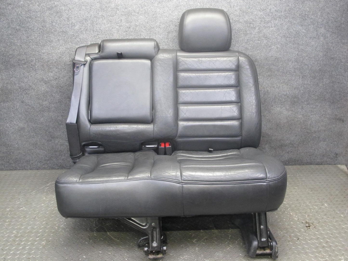 2005-2007 Hummer H2 Rear 2ND ROW Left & Right Side Leather Seat Set of 2 Black