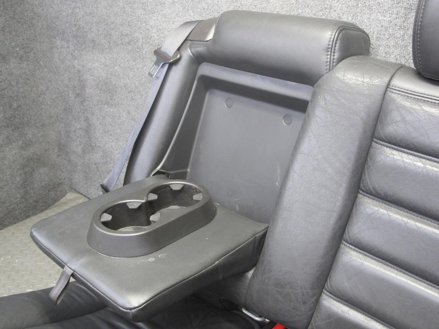 2005-2007 Hummer H2 Rear 2ND ROW Left & Right Side Leather Seat Set of 2 Black