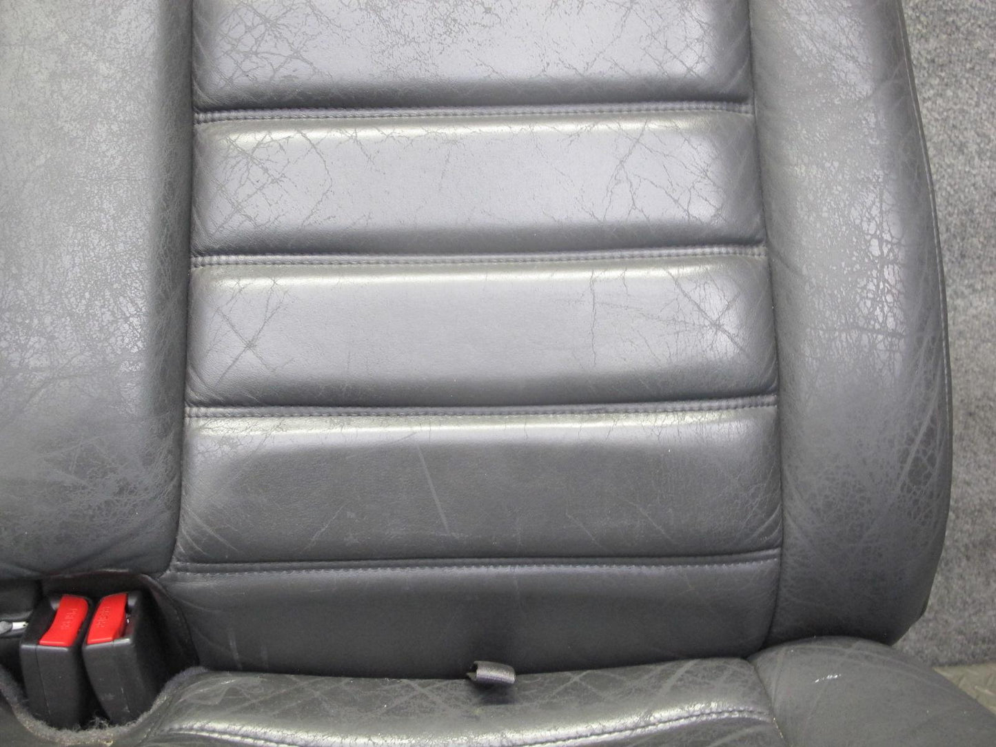 2005-2007 Hummer H2 Rear 2ND ROW Left & Right Side Leather Seat Set of 2 Black