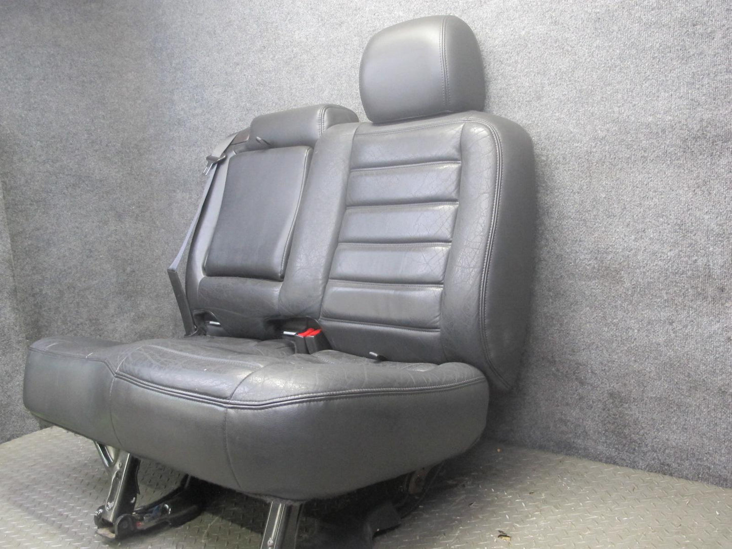 2005-2007 Hummer H2 Rear 2ND ROW Left & Right Side Leather Seat Set of 2 Black