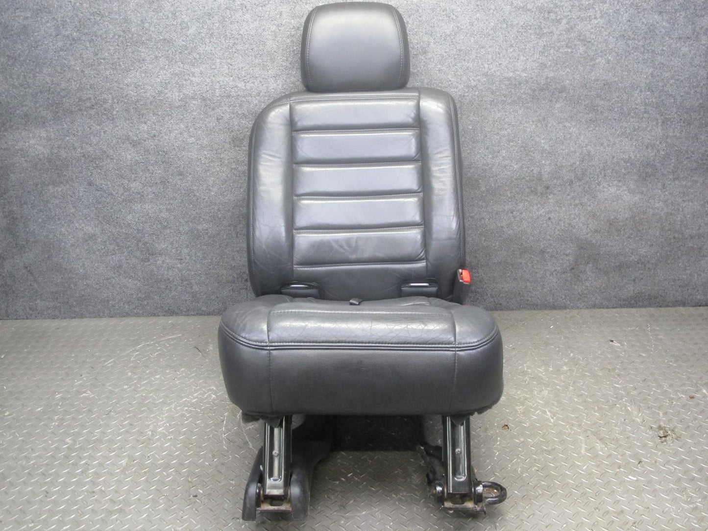 2005-2007 Hummer H2 Rear 2ND ROW Left & Right Side Leather Seat Set of 2 Black