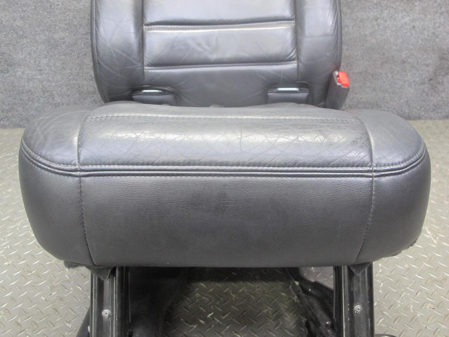 2005-2007 Hummer H2 Rear 2ND ROW Left & Right Side Leather Seat Set of 2 Black