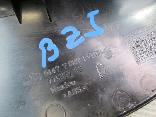 03-08 BMW E85 Z4 Set of 2 Interior B Pillar Lower Door Sill Trim Panel Black OEM