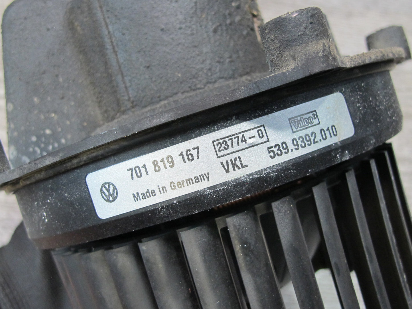 97-03 VW Eurovan T4 Rear Hvac A/C Heater Blower Motor Fan w Resistor OEM