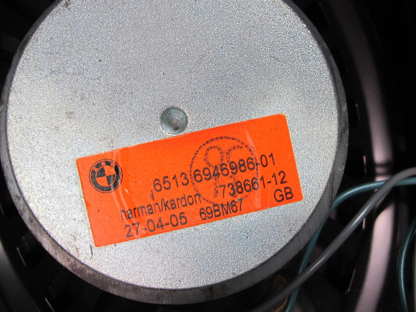 01-06 BMW E46 325Ci 330Ci Coupe Rear TOP Hi-fi Subwoofer w AMP Amplifier OEM