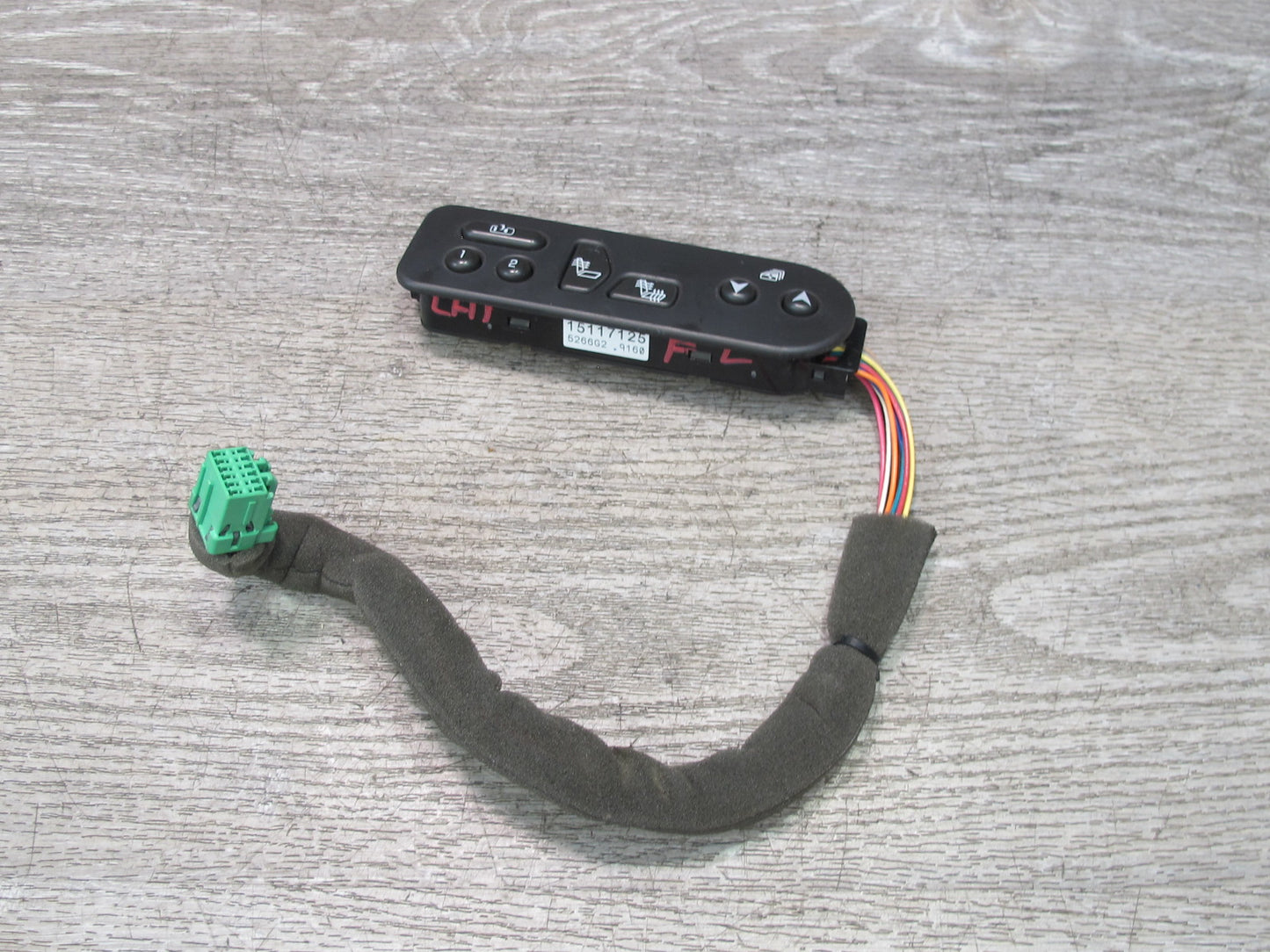 2005-2007 Hummer H2 Front Left Seat Memory Adjust Heater Window Switch
