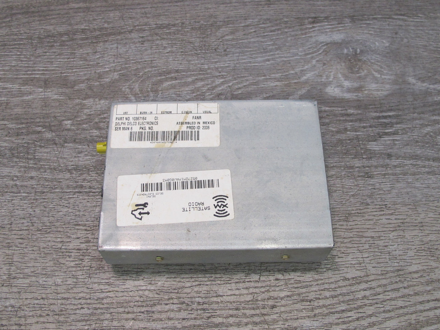 2003-2007 Hummer H2 Satellite Radio Receiver Module 10367164