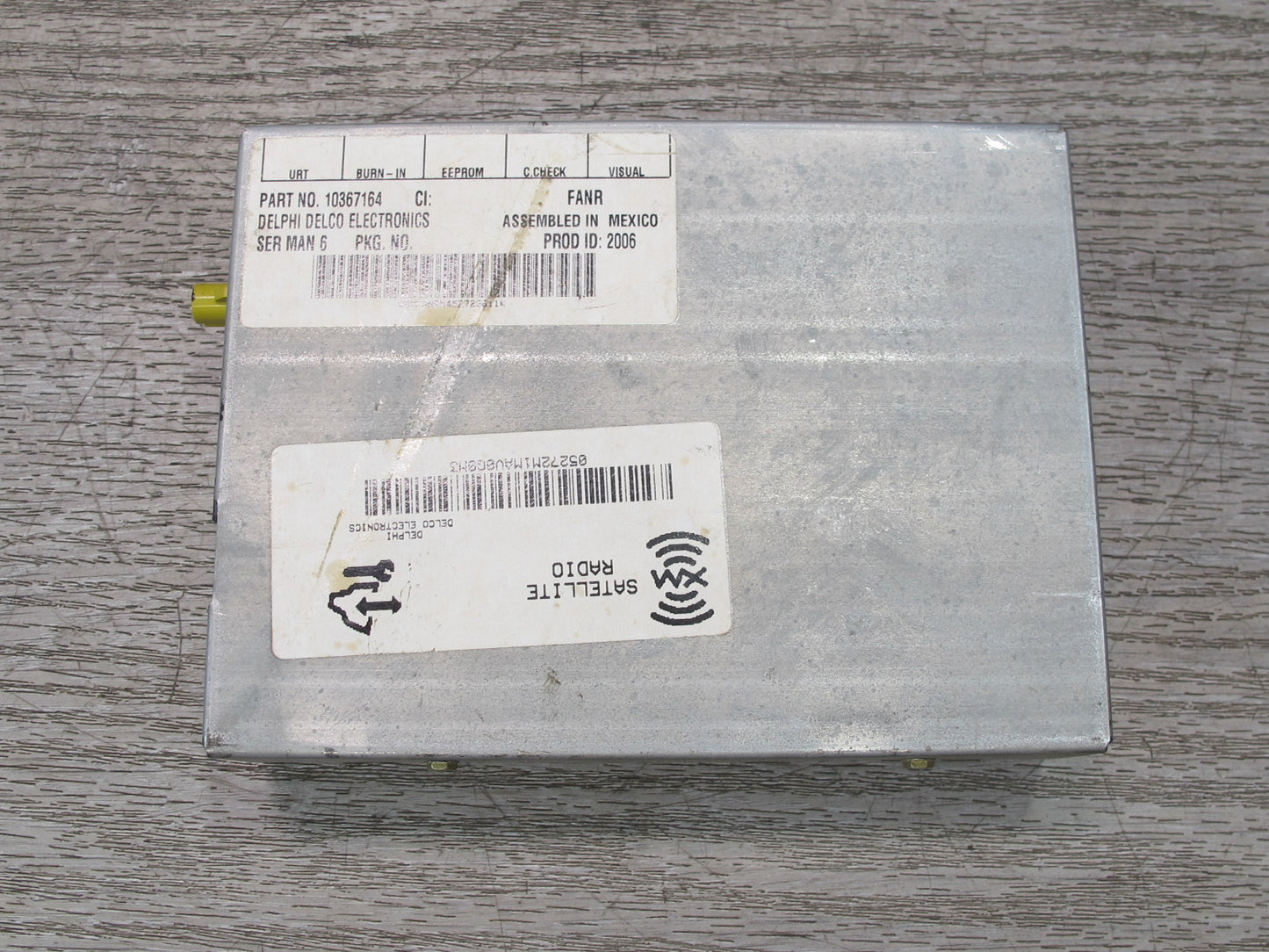 2003-2007 Hummer H2 Satellite Radio Receiver Module 10367164