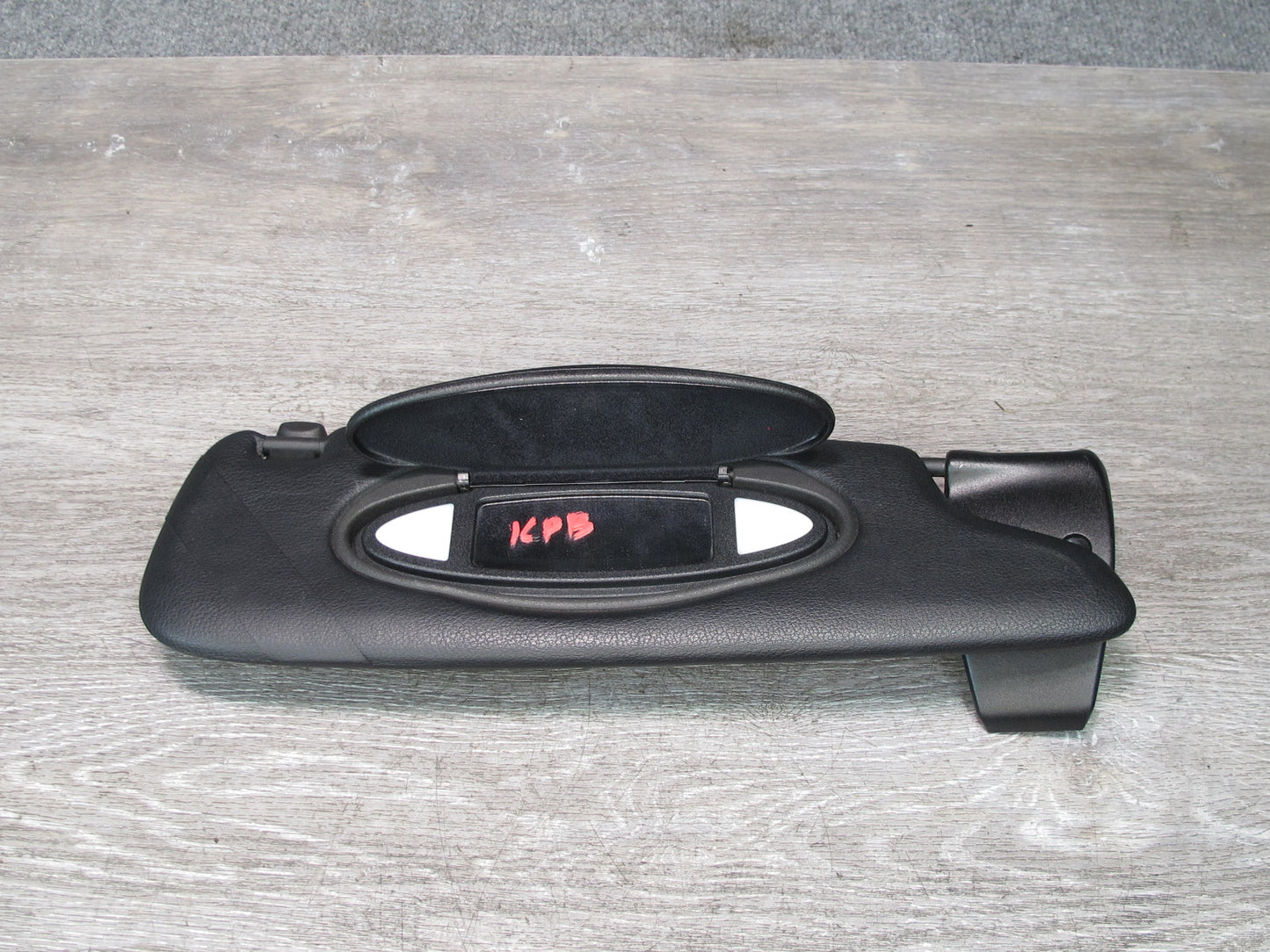 2001-2004 Porsche Boxster 986 Front Right & Left Side Sun Visor Shade Set Black