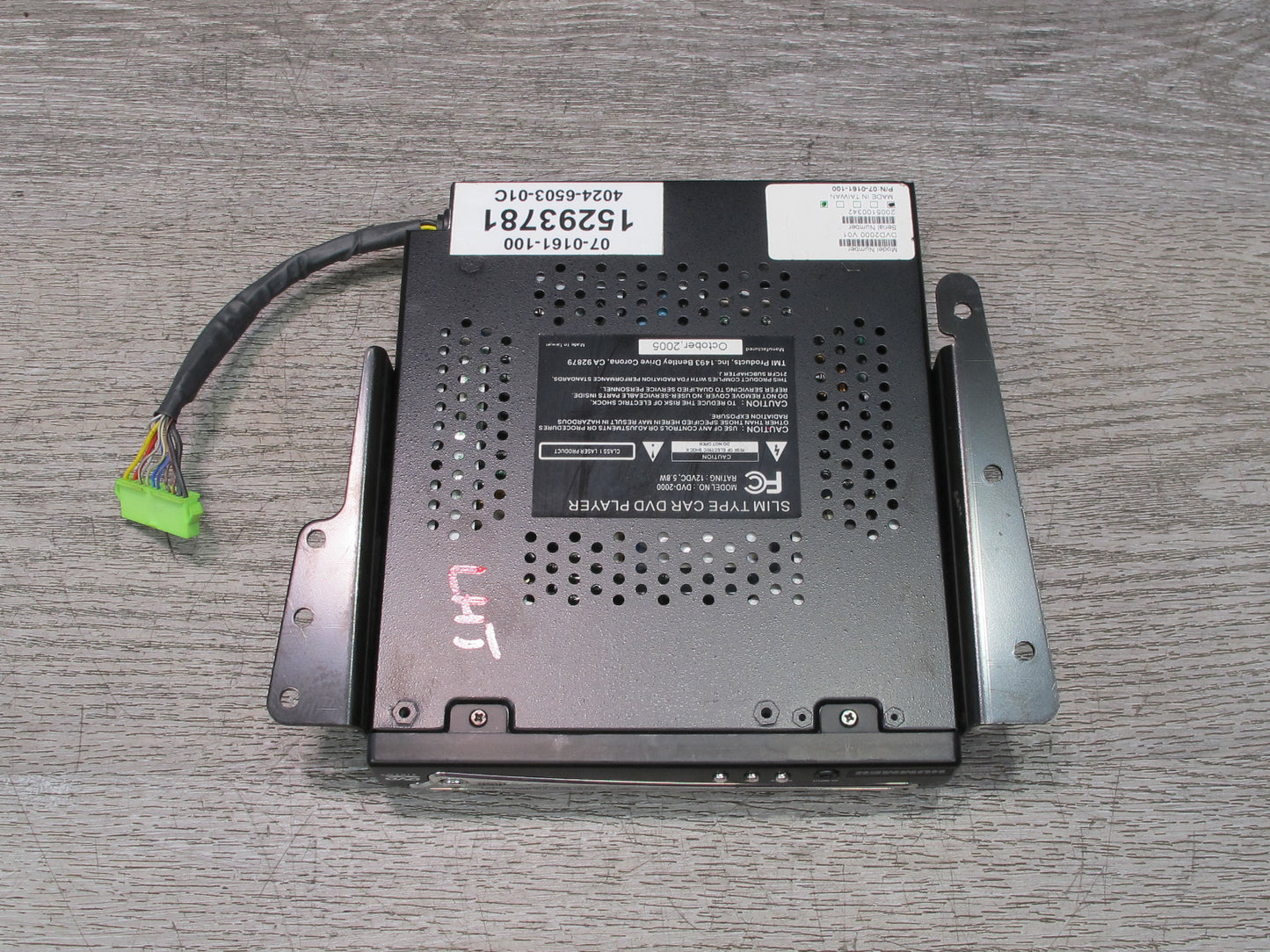 2003-2007 Hummer H2 Entertainment Audio Video DVD CD Player 15293781