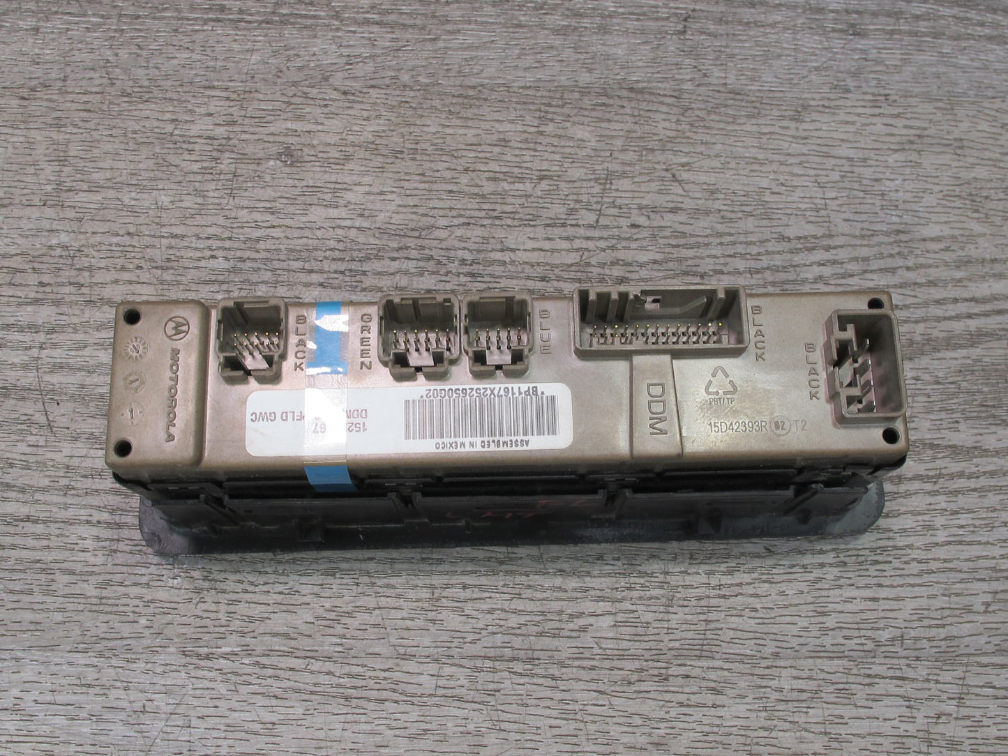 2005-2007 Hummer H2 Front Left Door Master Power Window Mirror Switch w Trim