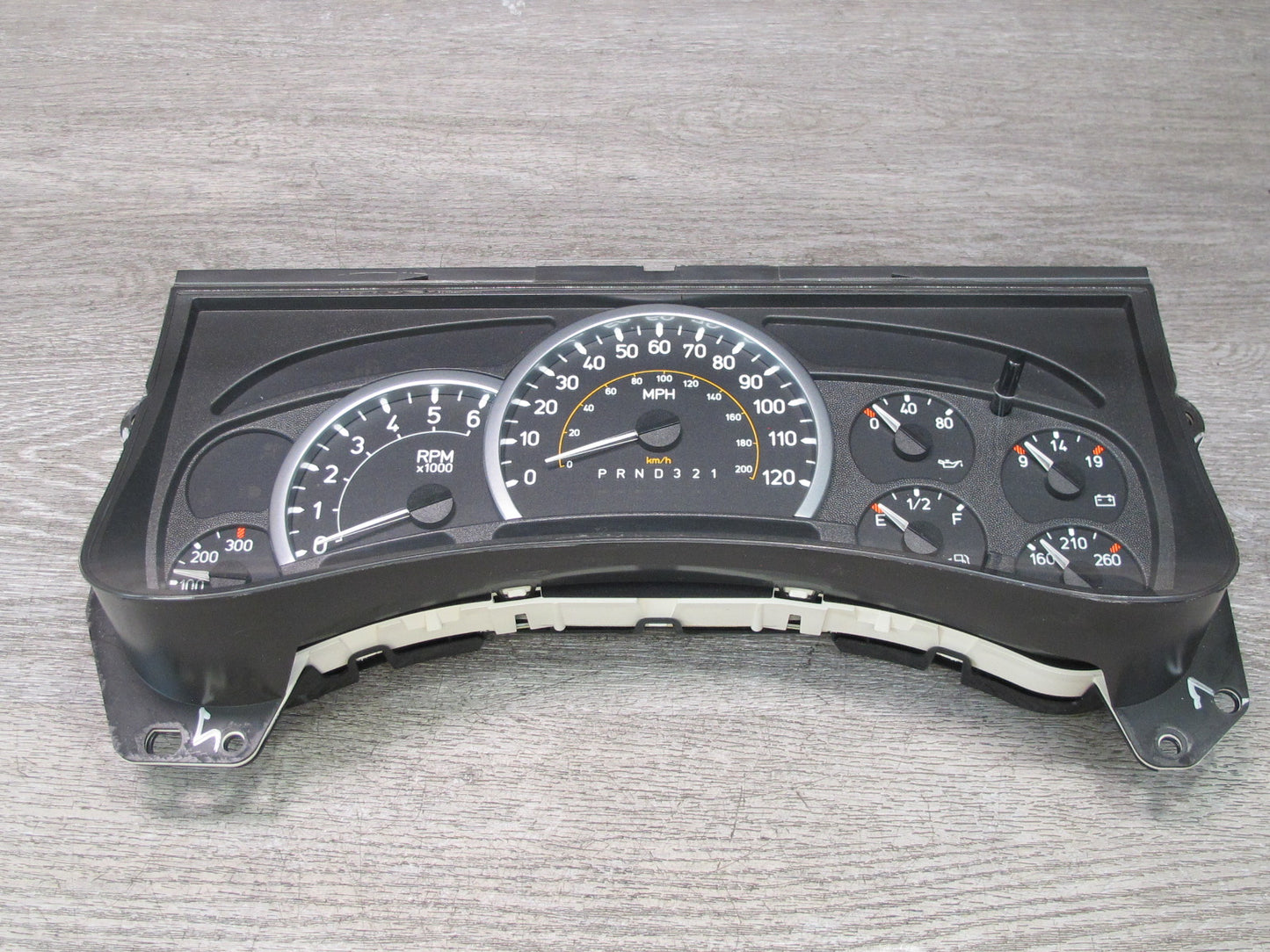 2006-2007 Hummer H2 Instrument Cluster Gauge Speedometer 15129441
