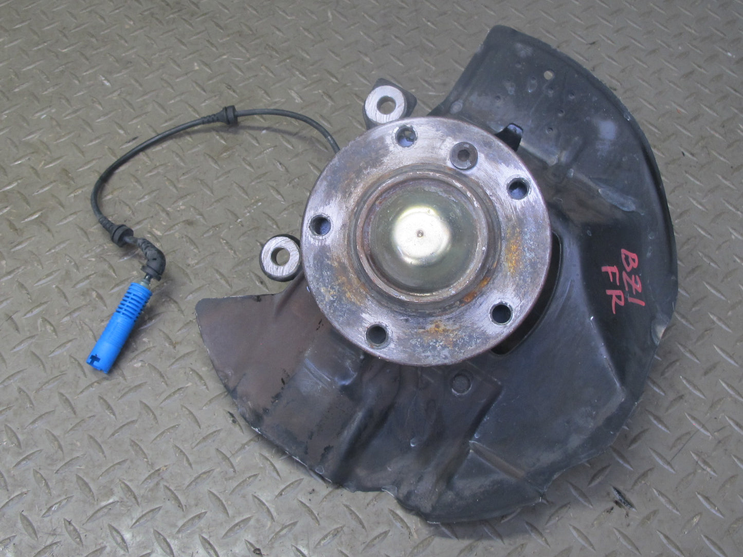 03-08 BMW E85 Z4 RWD Front Right Spindle Knuckle Wheel Hub Bearing 96K Miles OEM