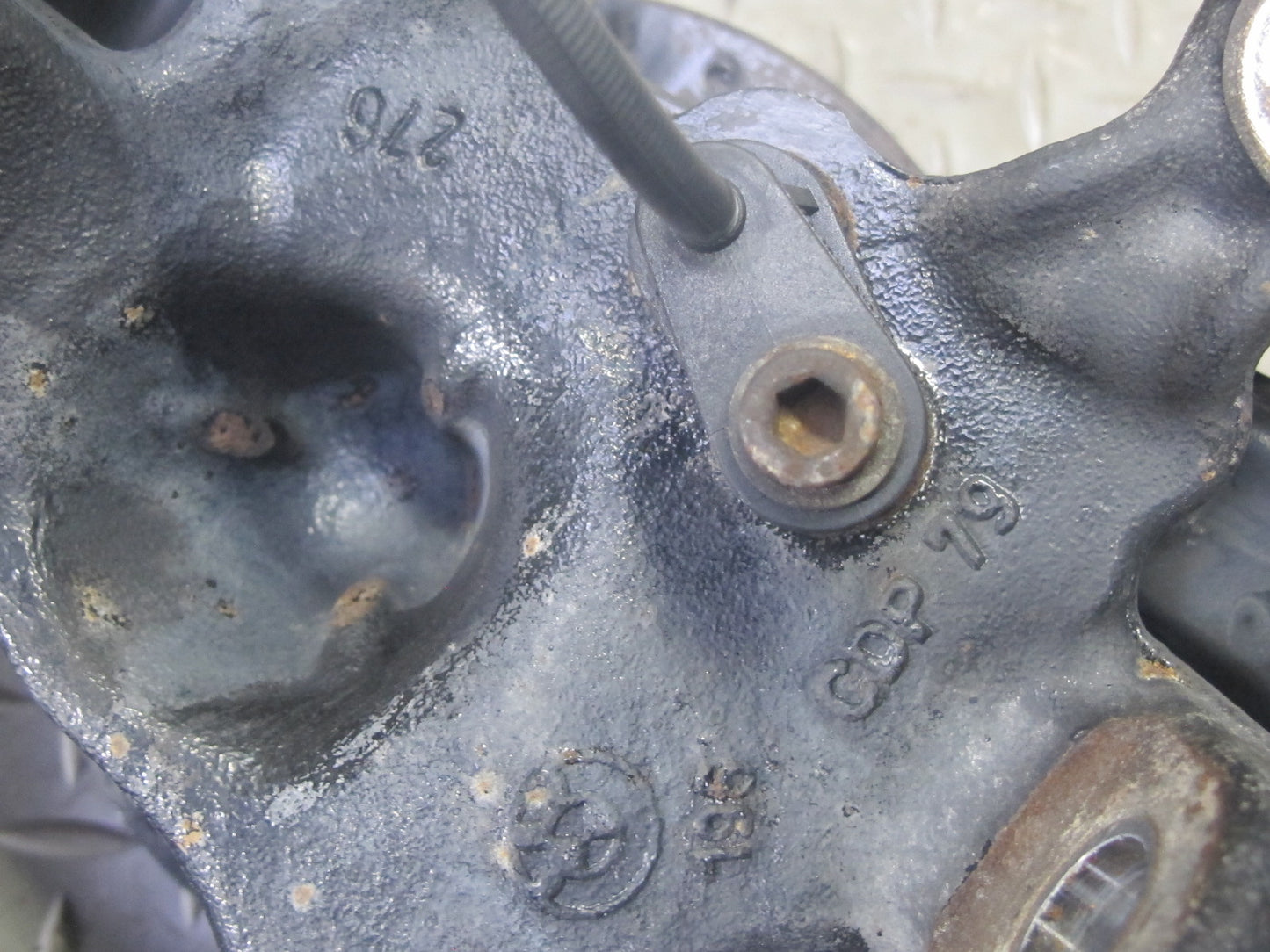 03-08 BMW E85 Z4 RWD Front Right Spindle Knuckle Wheel Hub Bearing 96K Miles OEM
