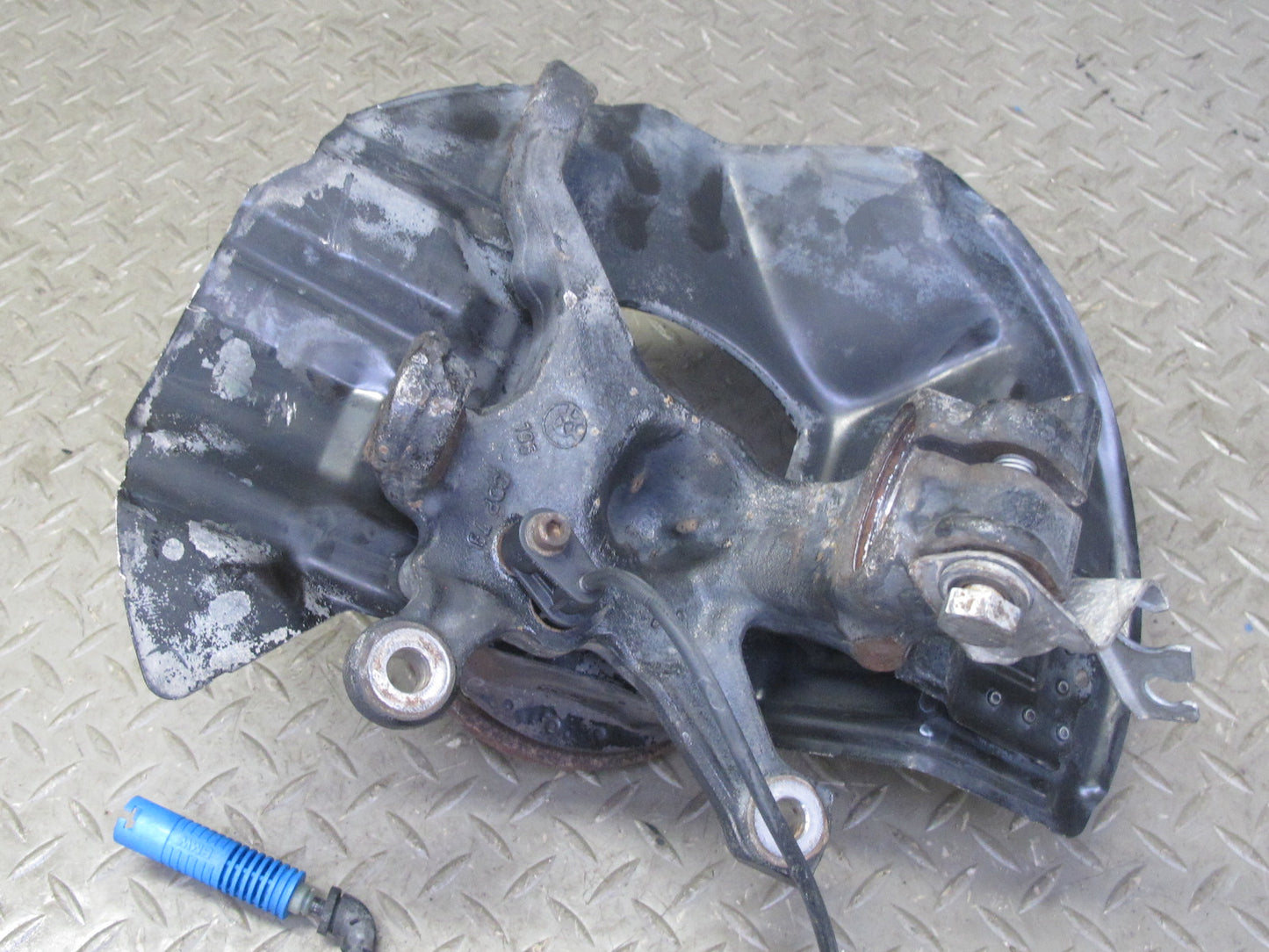 03-08 BMW E85 Z4 RWD Front Right Spindle Knuckle Wheel Hub Bearing 96K Miles OEM