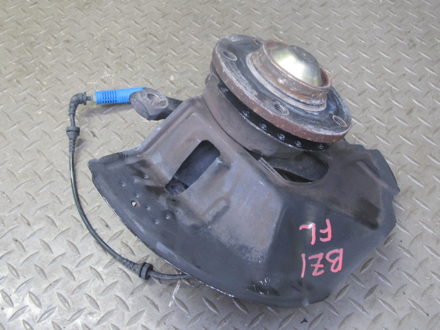 03-08 BMW E85 Z4 RWD Front Left Spindle Knuckle Wheel Hub Bearing 96K Miles OEM