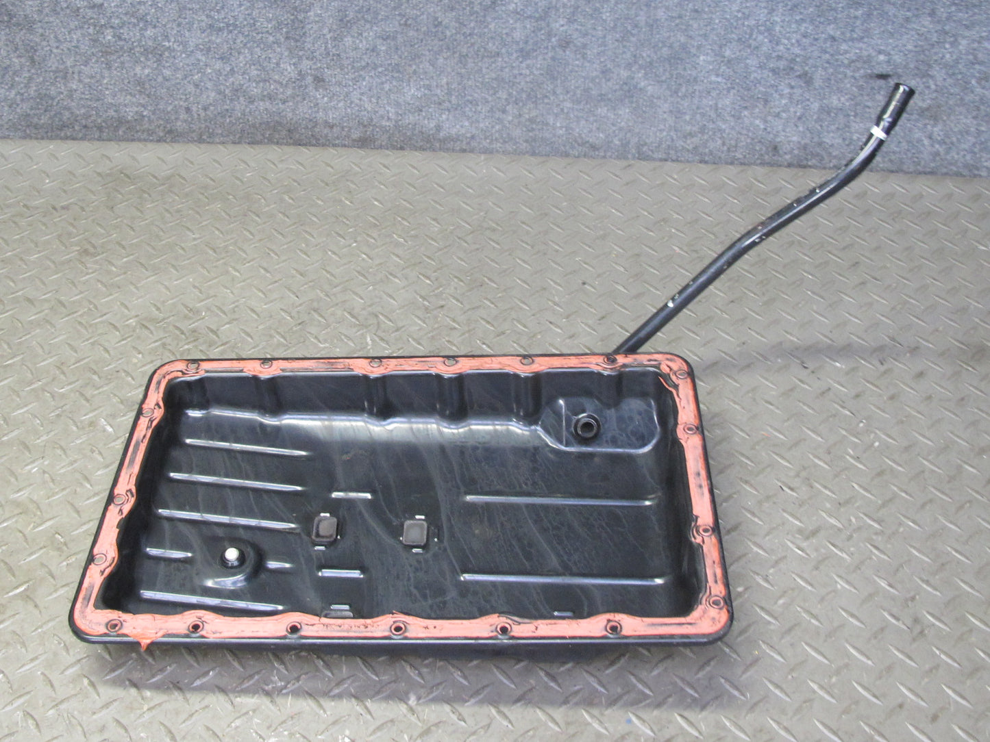 92-97 Lexus SC400 A340E Automatic Transmission Oil Pan w DIP Stick & Holder OEM