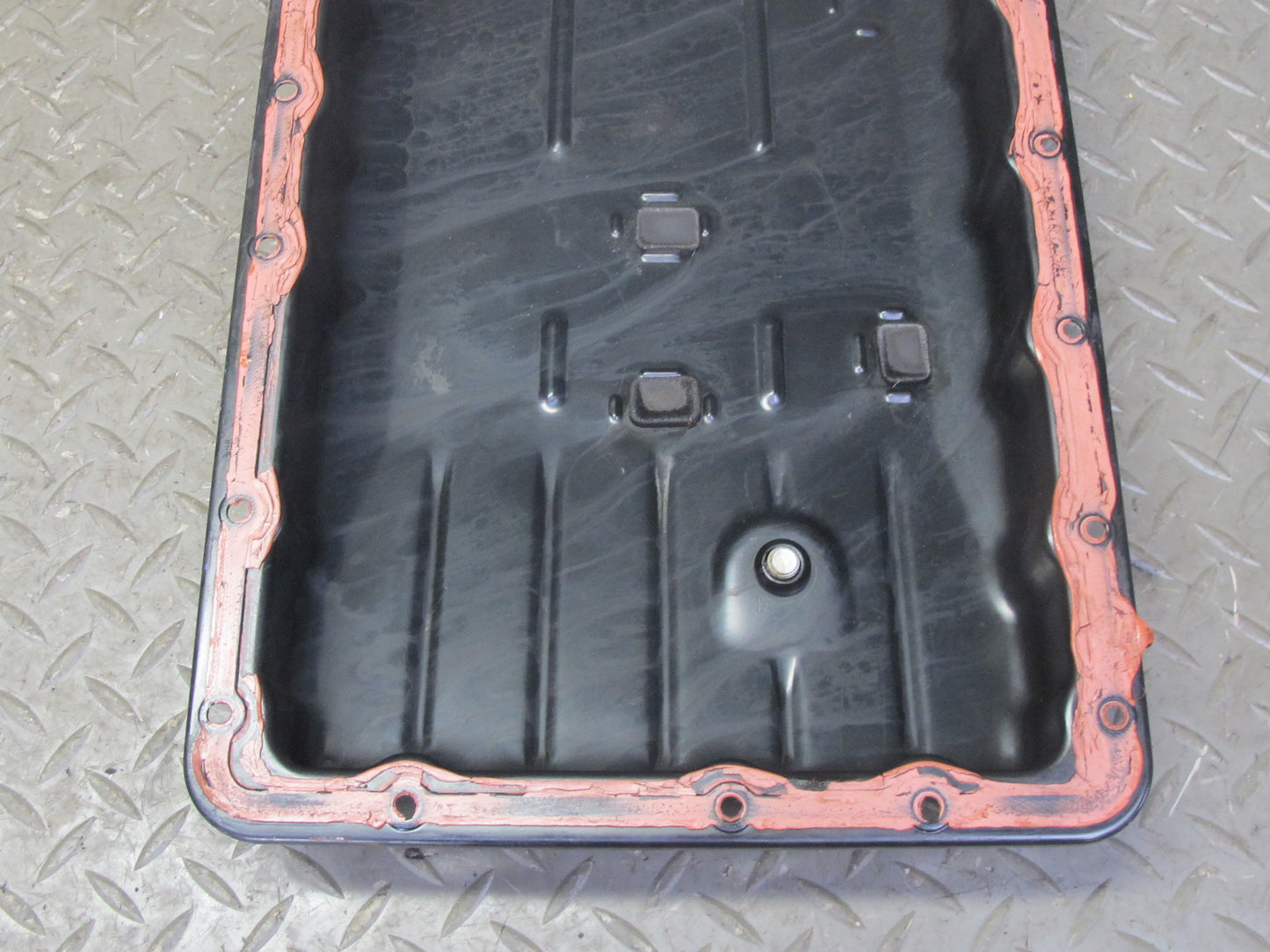 92-97 Lexus SC400 A340E Automatic Transmission Oil Pan w DIP Stick & Holder OEM