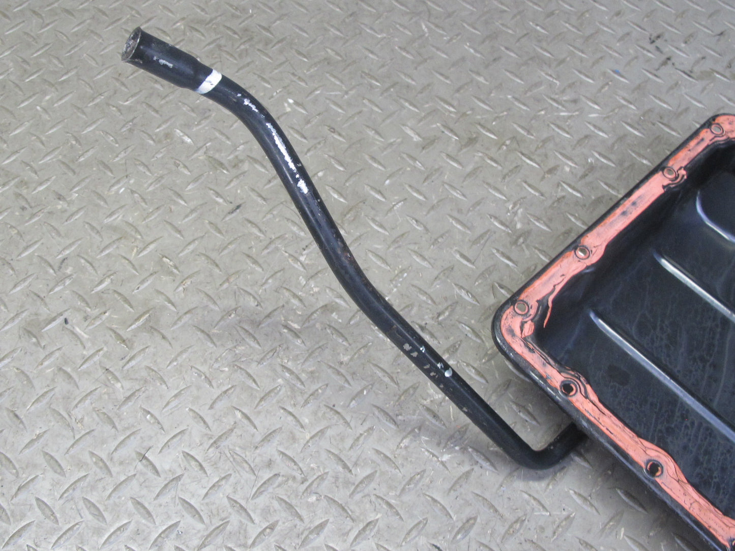 92-97 Lexus SC400 A340E Automatic Transmission Oil Pan w DIP Stick & Holder OEM